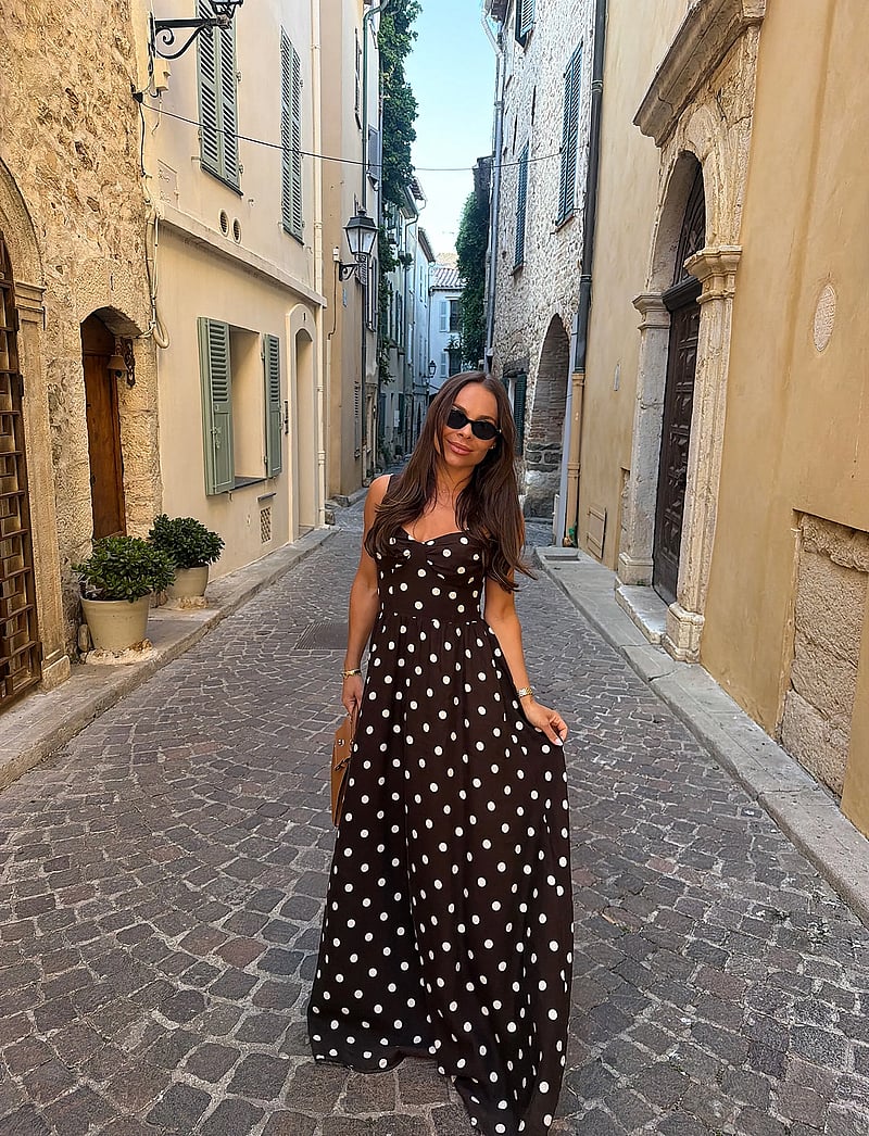 Twist & Tango - Mirage Dot Dress - cocktail dresses - chocolate dot - 3