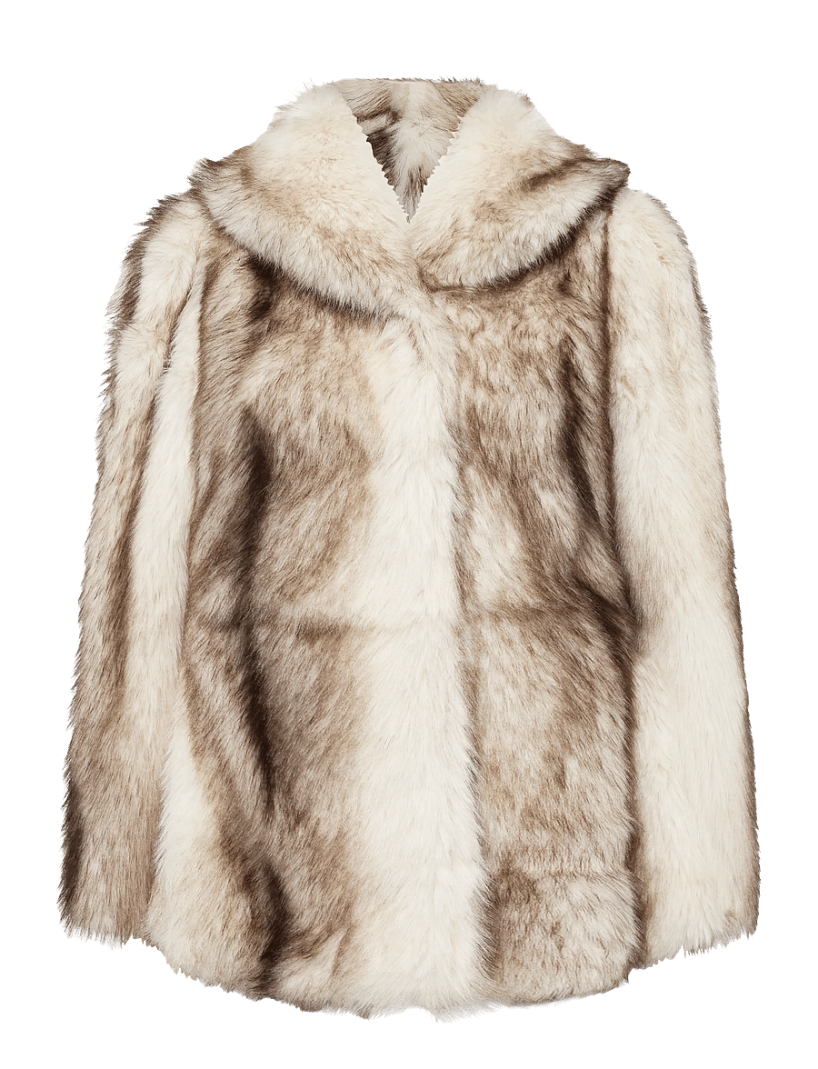 Twist & Tango - Neria Faux Fur Jacket - kunstkarusnahk - greige - 0