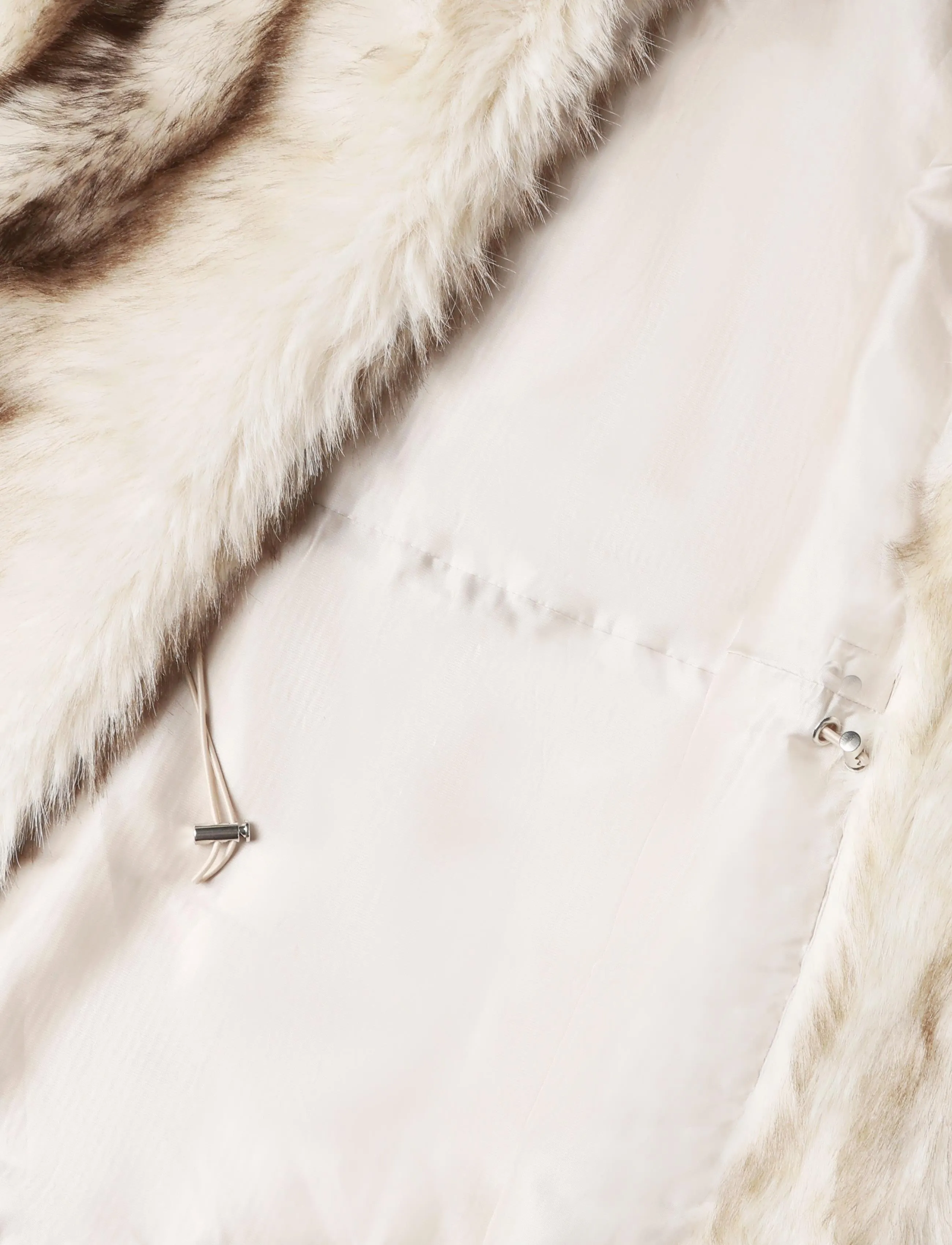 Twist & Tango - Neria Faux Fur Jacket - fuskpäls - greige - 4