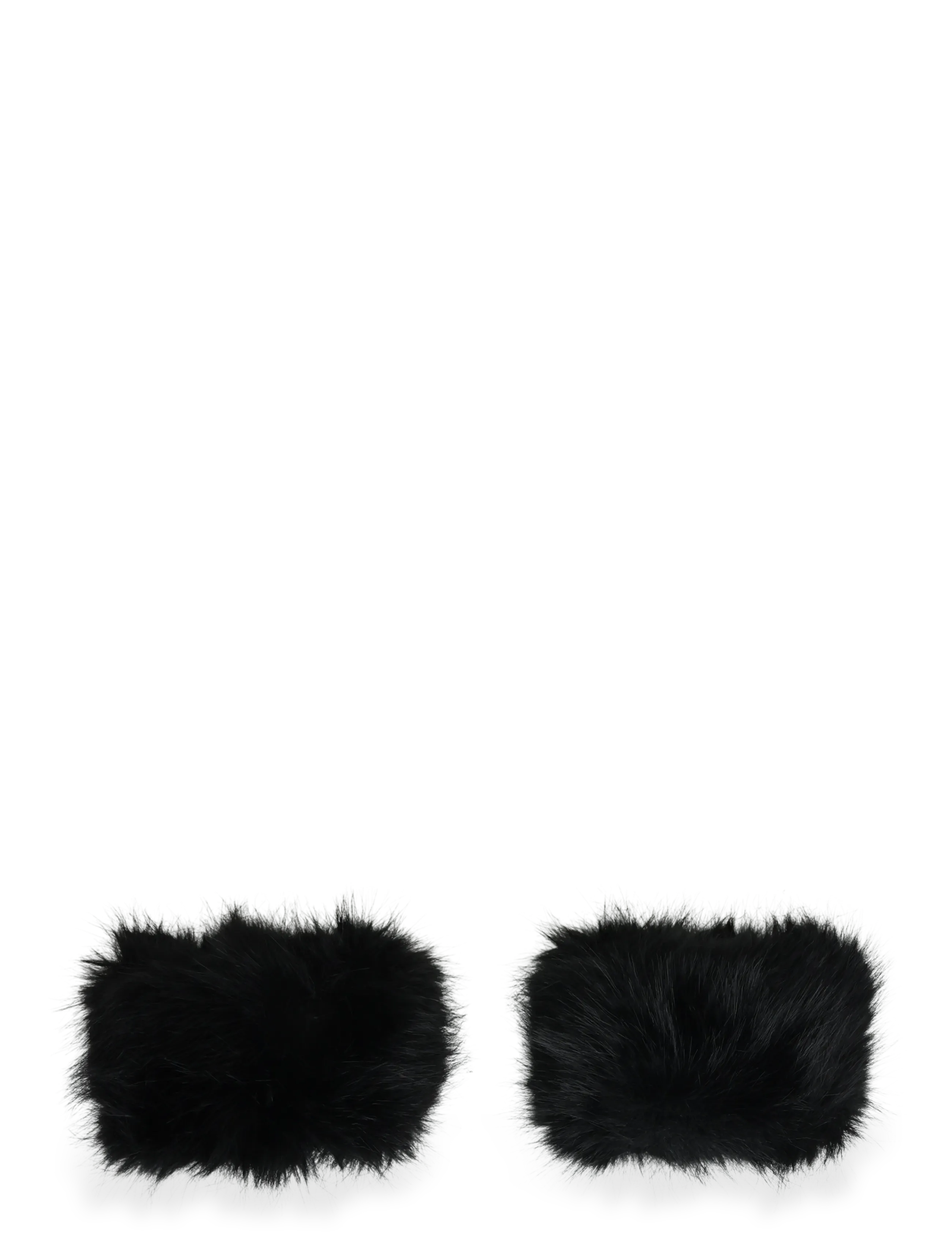 Twist & Tango - Diana Faux Fur Wrist Cuffs - gants de pouce - black - 1