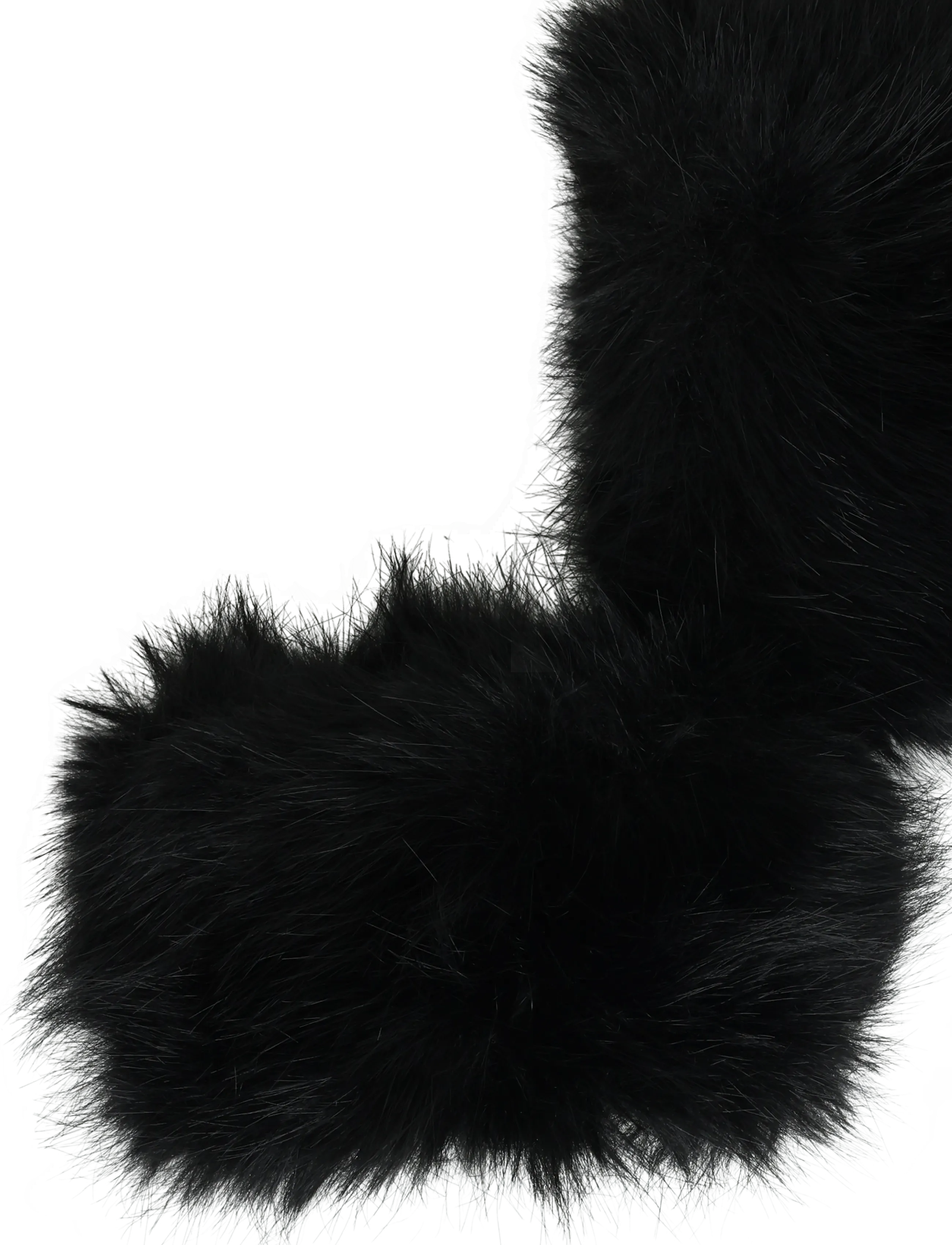 Twist & Tango - Diana Faux Fur Wrist Cuffs - gants de pouce - black - 2