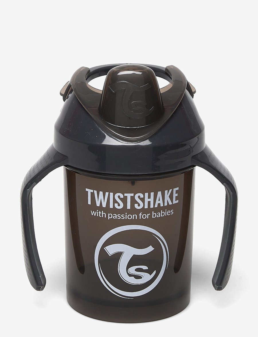 Twistshake - Twistshake Mini Cup Black 230ml 4+m - Õhtusöögikomplektid - black - 0