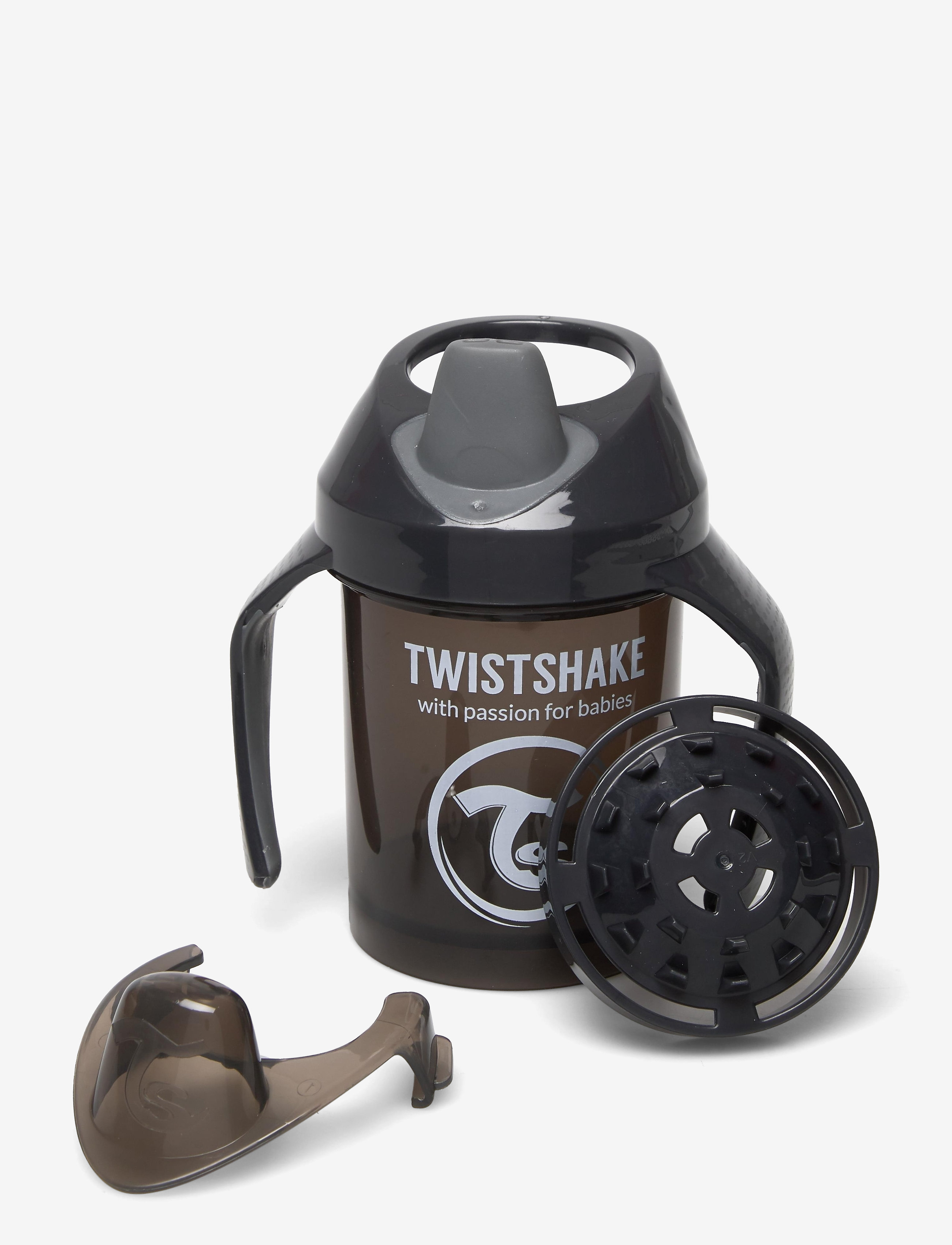 Twistshake - Twistshake Mini Cup Black 230ml 4+m - serveringssæt - black - 1