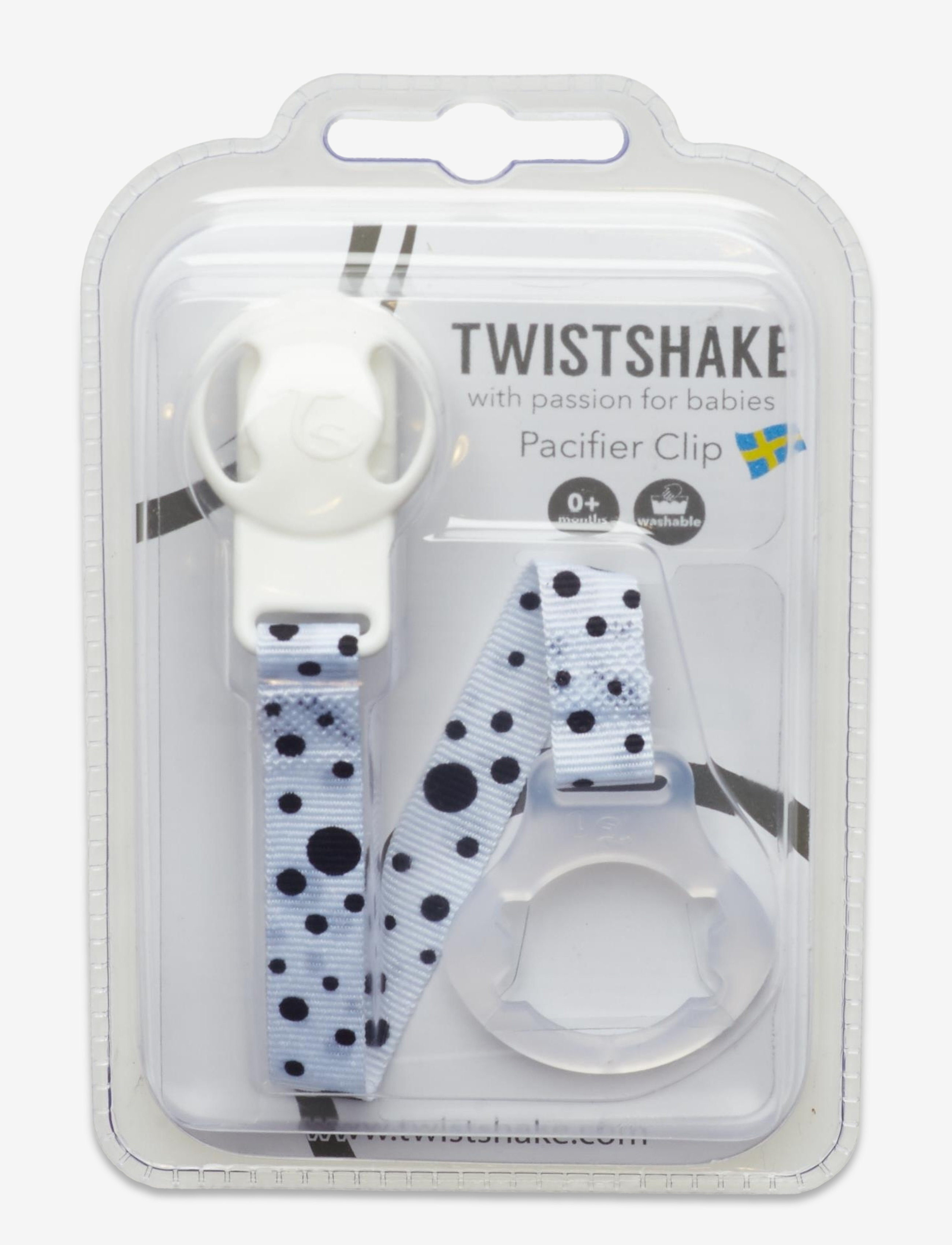 Twistshake Pacifier Clip - WHITE