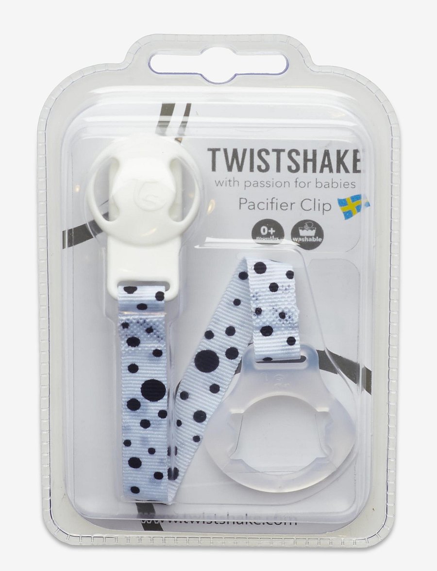 Twistshake - Twistshake Pacifier Clip - schnullerband - white - 0
