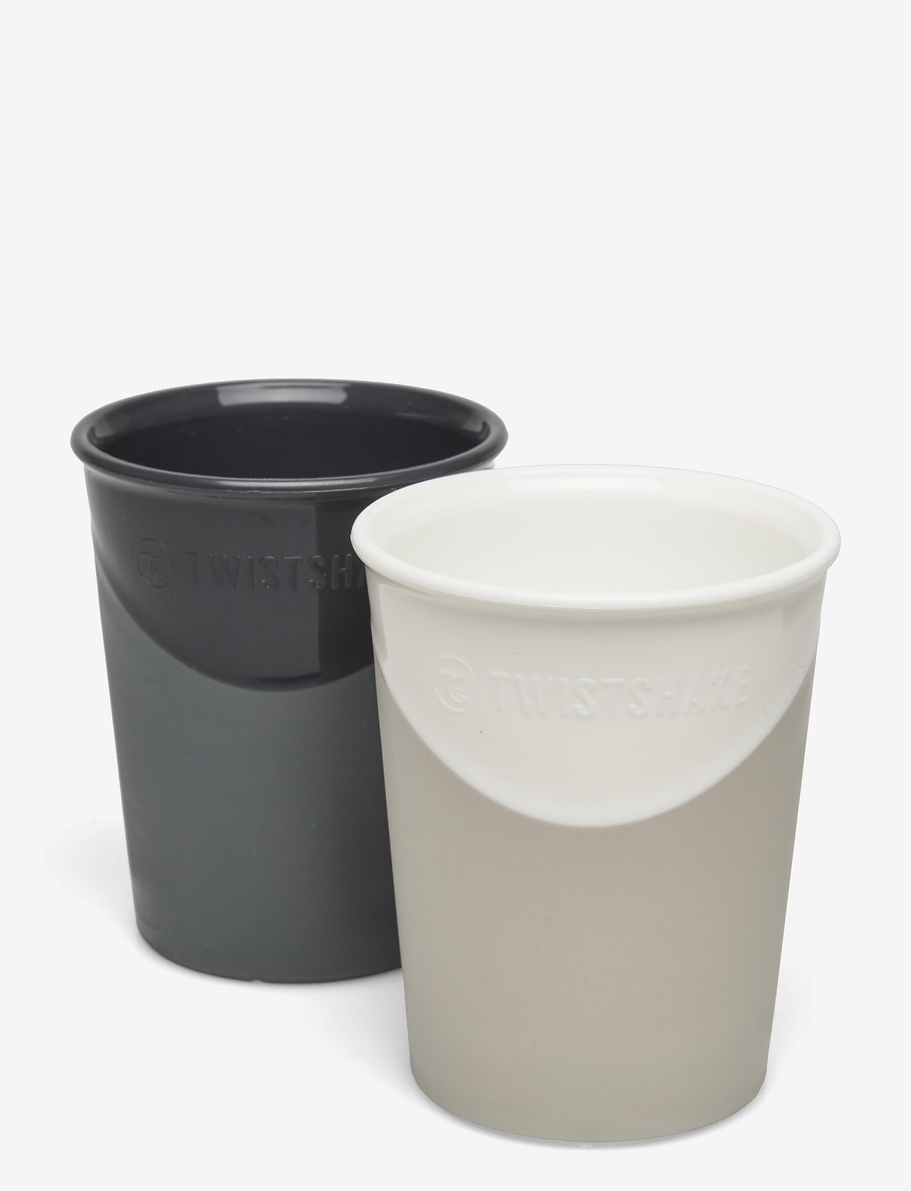 Twistshake - Twistshake 2x Cup 170ml 6+m Black White - serveringssæt - black - 0
