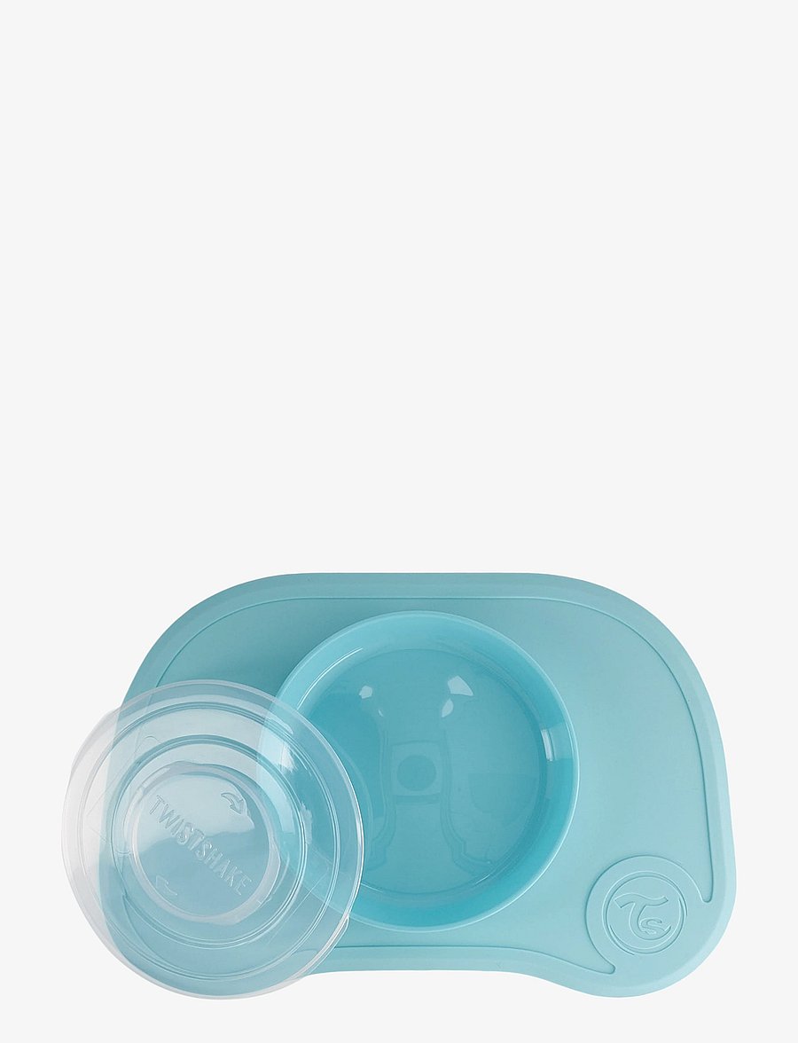 Twistshake - Twistshake Click Mat + Plate 6+m Pastel Blue - astiasetit - pastel blue - 2