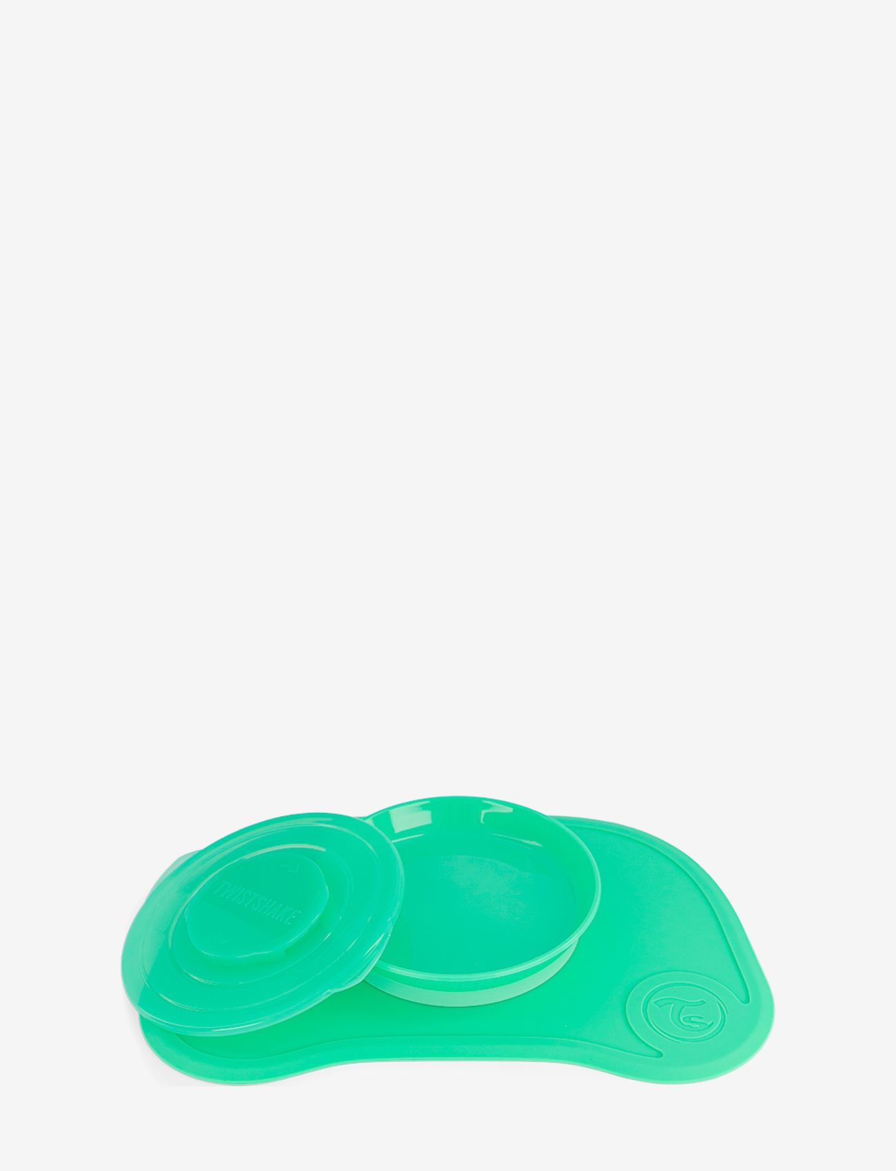 Twistshake Click Mat + Plate 6+M Pastel Green, One Size, Plates & Bowls, Grün - Plates, Kinder