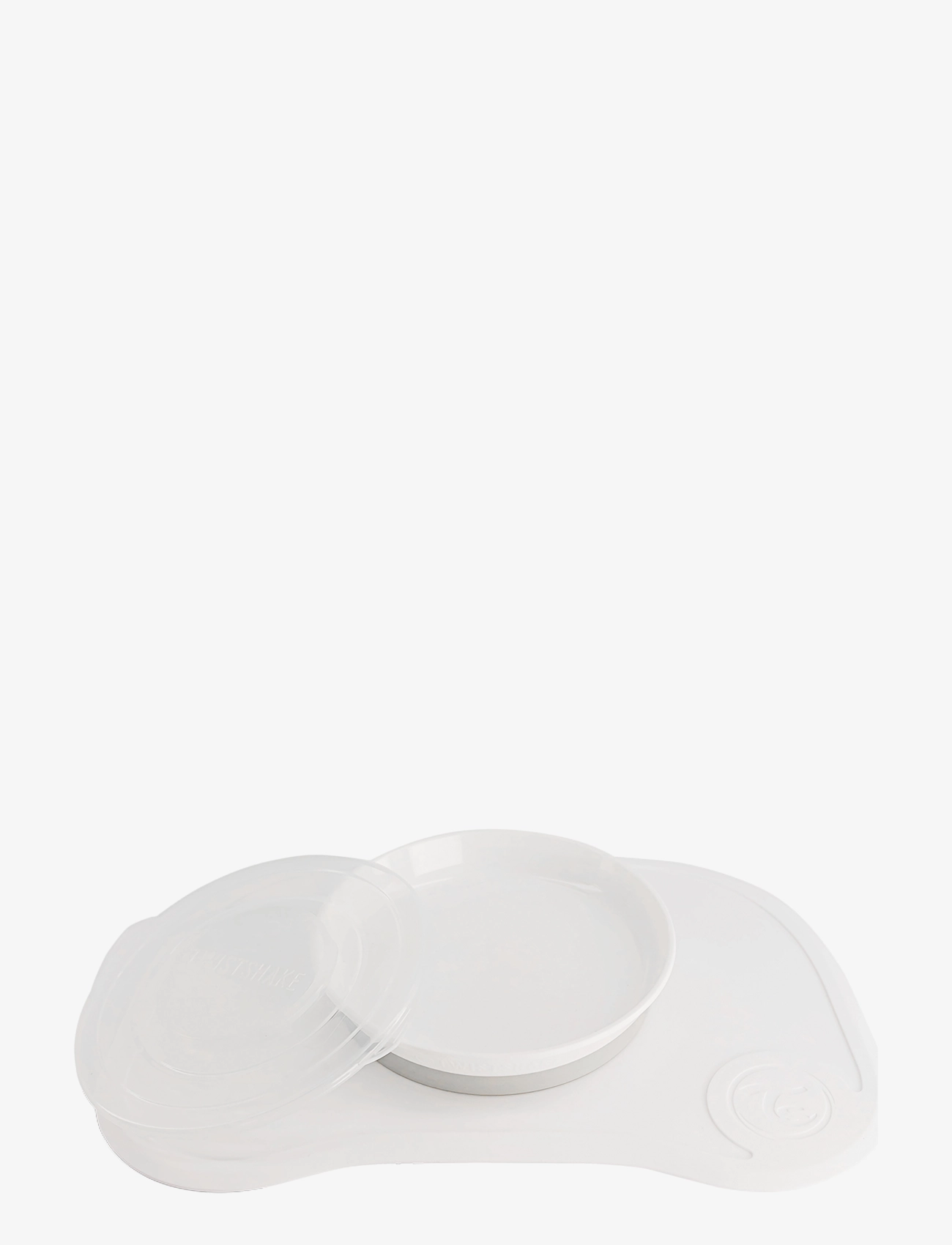 Twistshake Click Mat + Plate 6+M White, One Size, Plates & Bowls, Weiß - Plates, Kinder