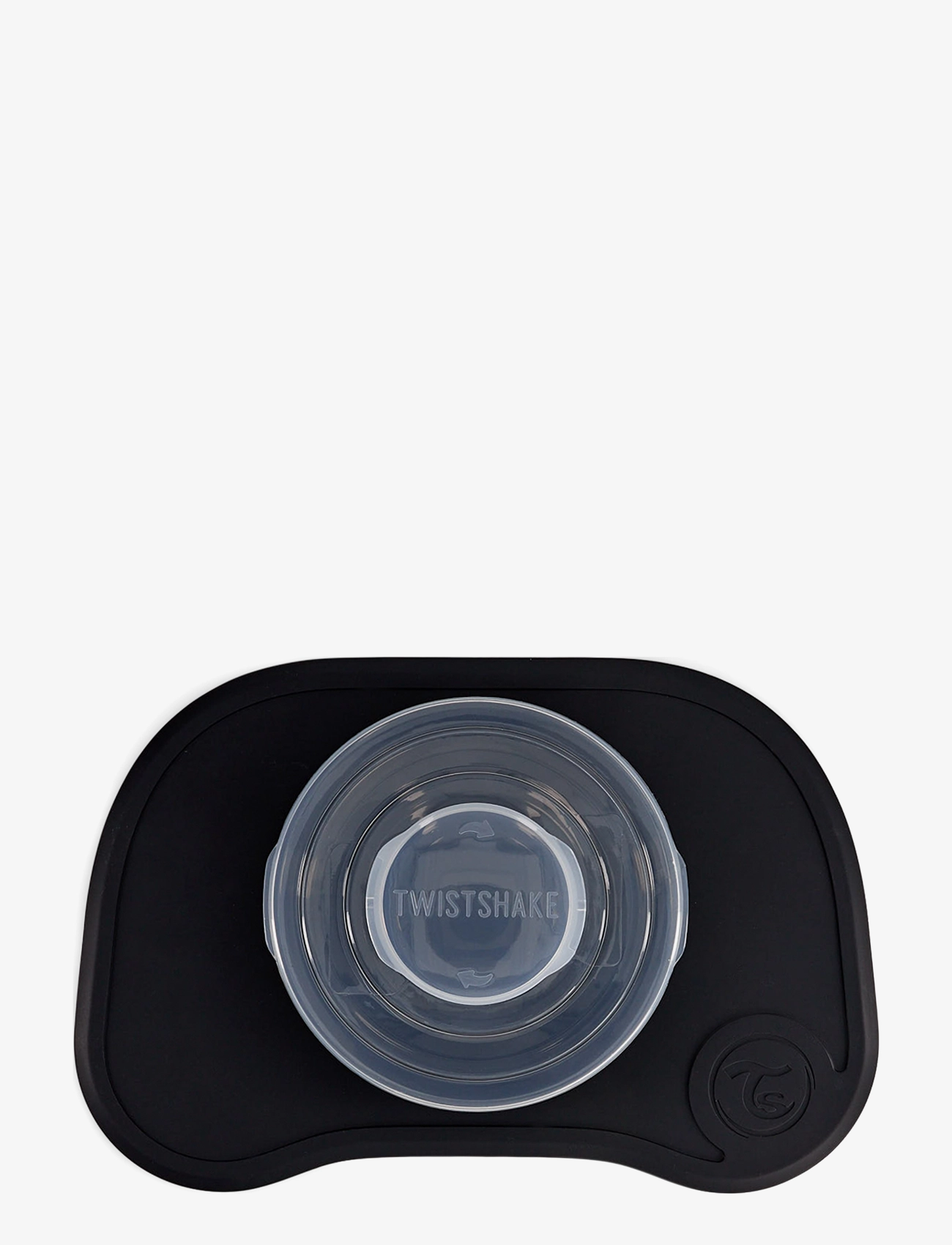 Twistshake - Twistshake Click Mat + Plate 6+m Black - serveringssæt - black - 3