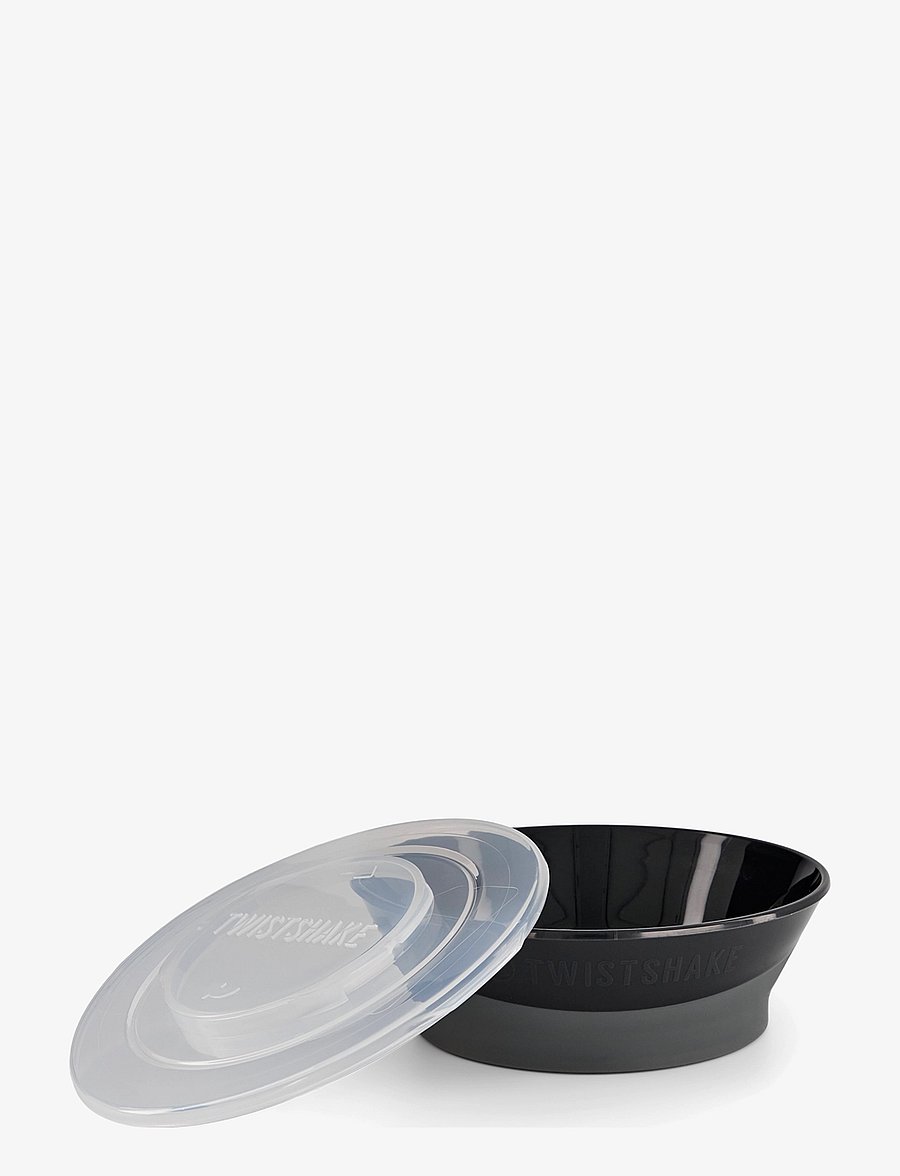 Twistshake - Twistshake Bowl 6+m Black - vaisselle - black - 0