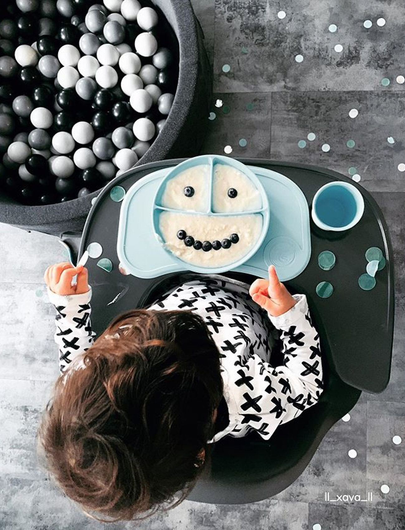 Twistshake Plate, One Size, Plates & Bowls, Blau - Plates, Kinder