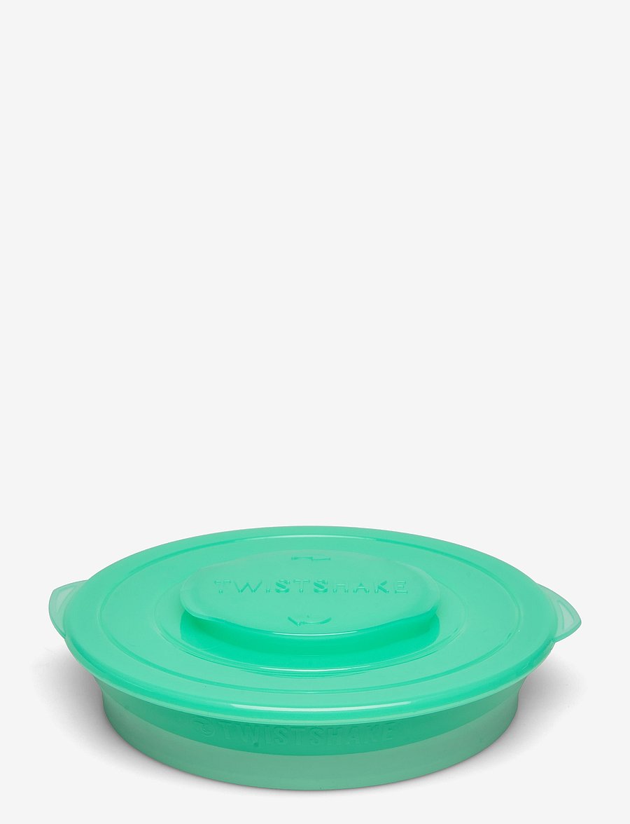 Twistshake - Twistshake Plate 6+m Pastel Green - vaisselle - green - 1