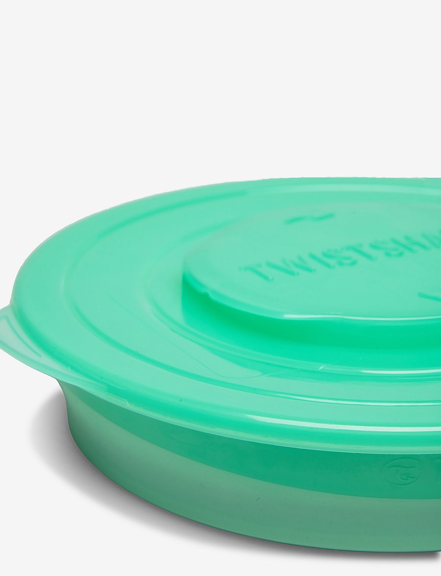 Twistshake - Twistshake Plate 6+m Pastel Green - vaisselle - green - 2
