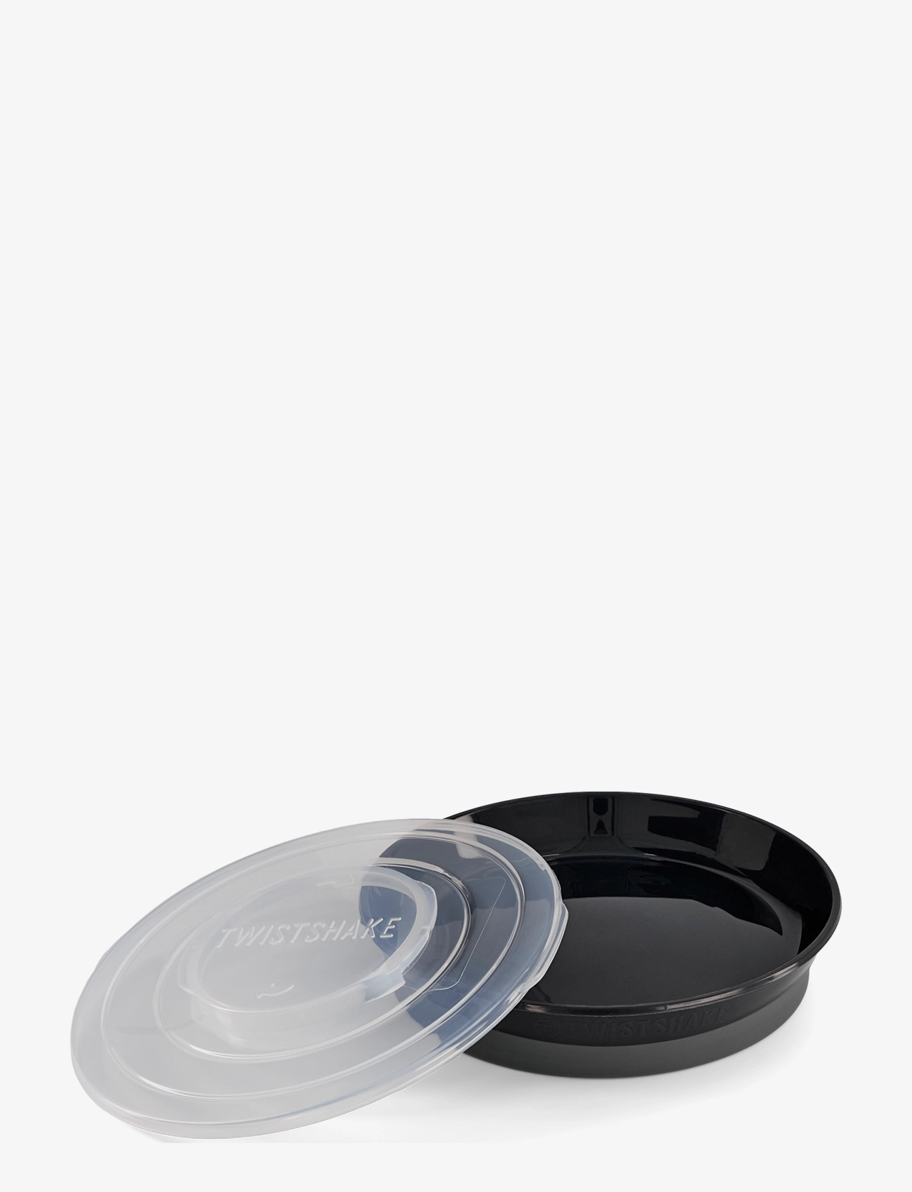 Twistshake Plate 6+M Black, One Size, Plates & Bowls, Schwarz - Plates, Kinder