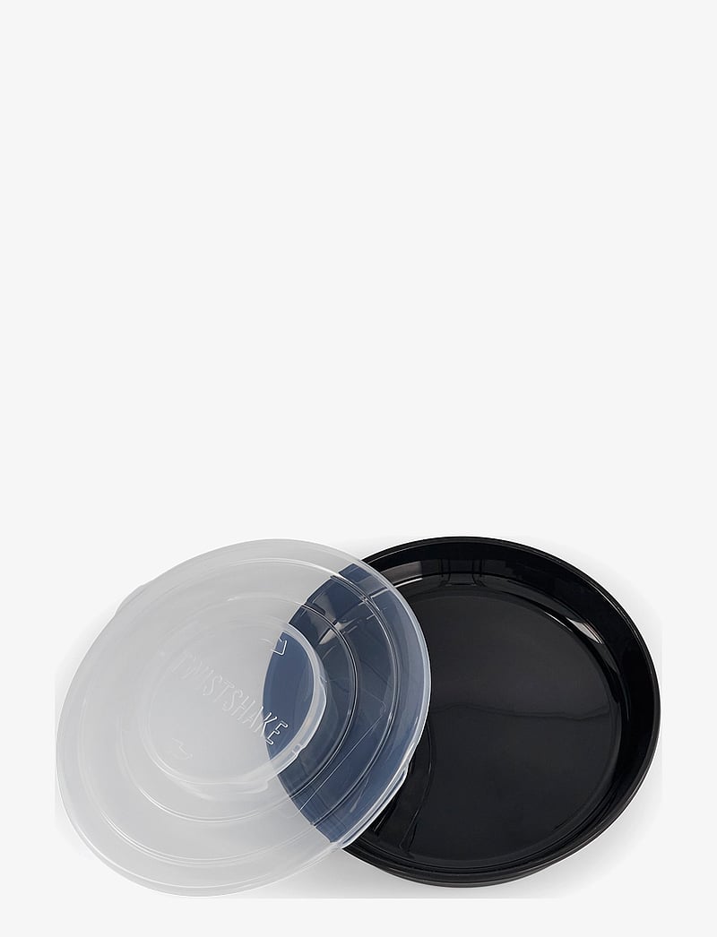 Twistshake - Twistshake Plate 6+m Black - spisetid - black - 2