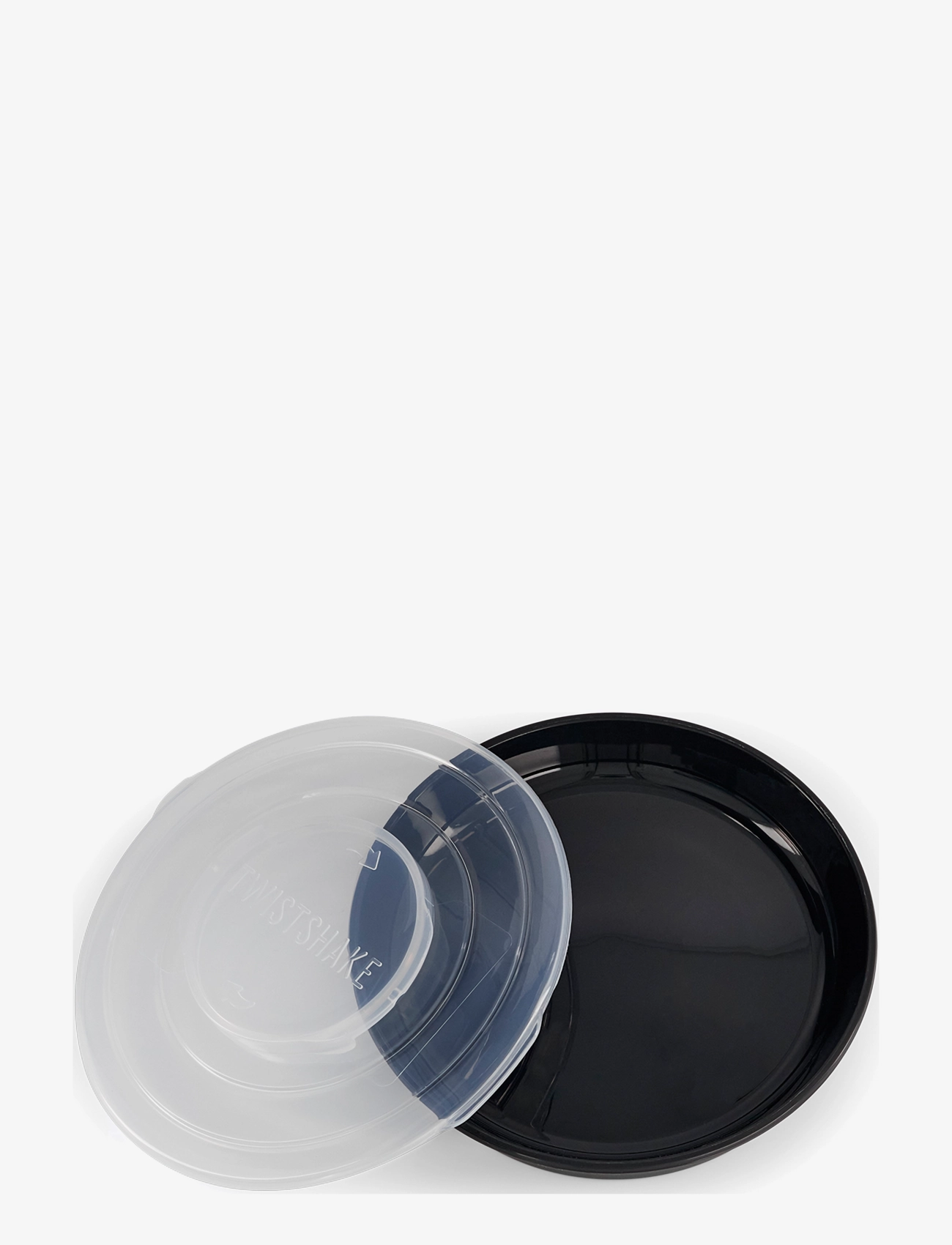 Twistshake - Twistshake Plate 6+m Black - spisetid - black - 2