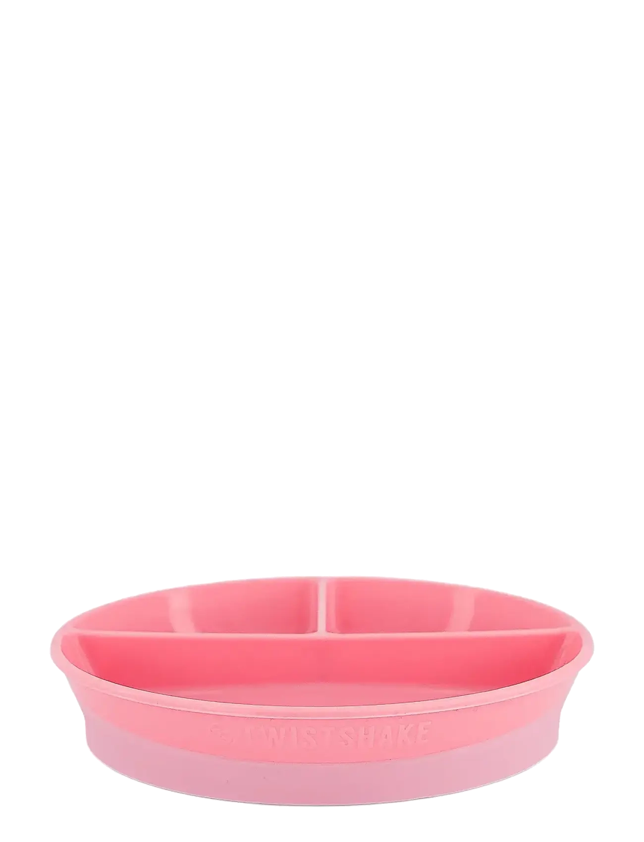 Twistshake - Twistshake Divided Plate - serveringssæt - pastel pink - 3