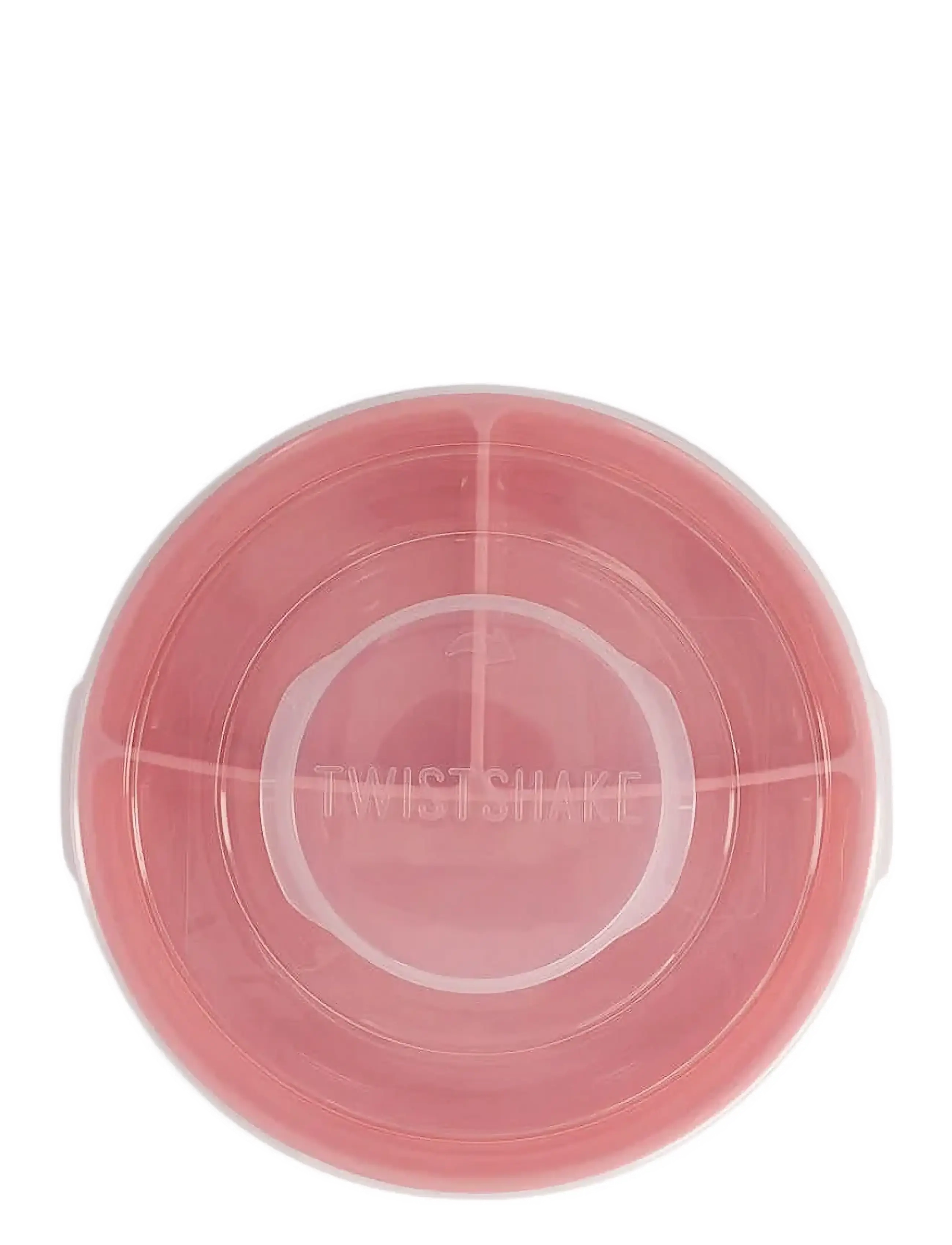 Twistshake - Twistshake Divided Plate - serveringssæt - pastel pink - 4