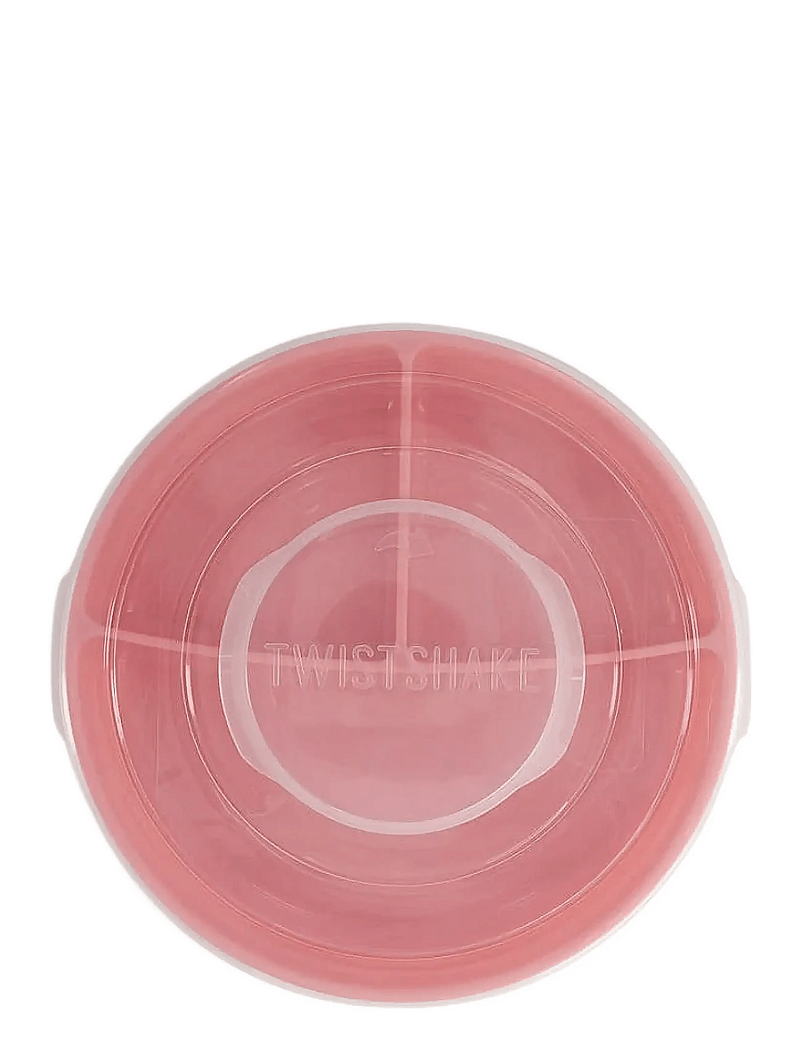 Twistshake - Twistshake Divided Plate - Õhtusöögikomplektid - pastel pink - 4