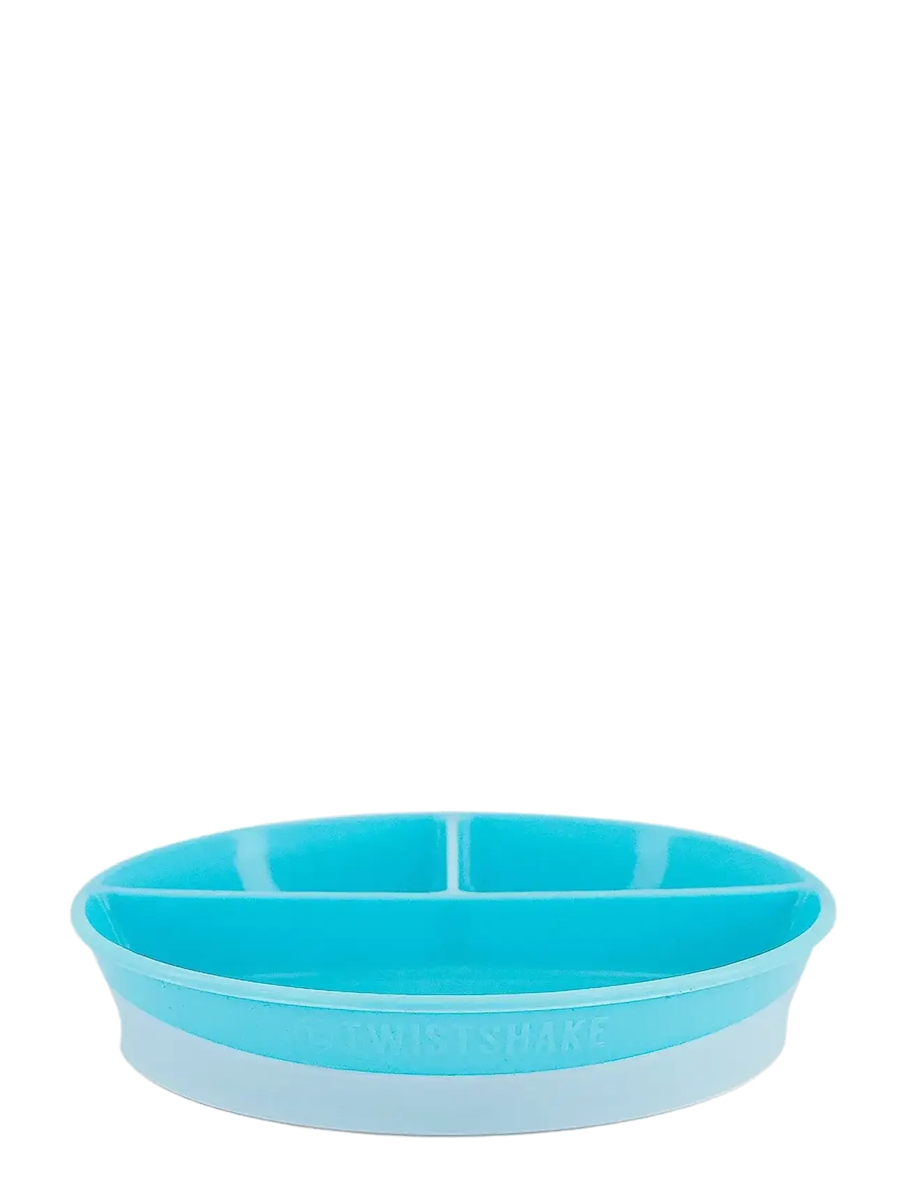 Twistshake - Twistshake Divided Plate - serveringssæt - pastel blue - 3