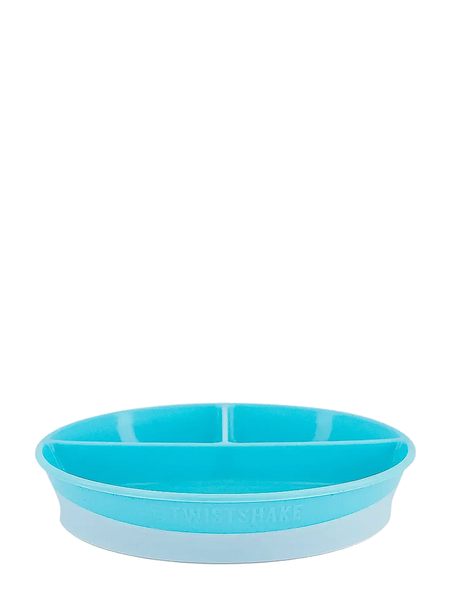 Twistshake - Twistshake Divided Plate - Õhtusöögikomplektid - pastel blue - 3