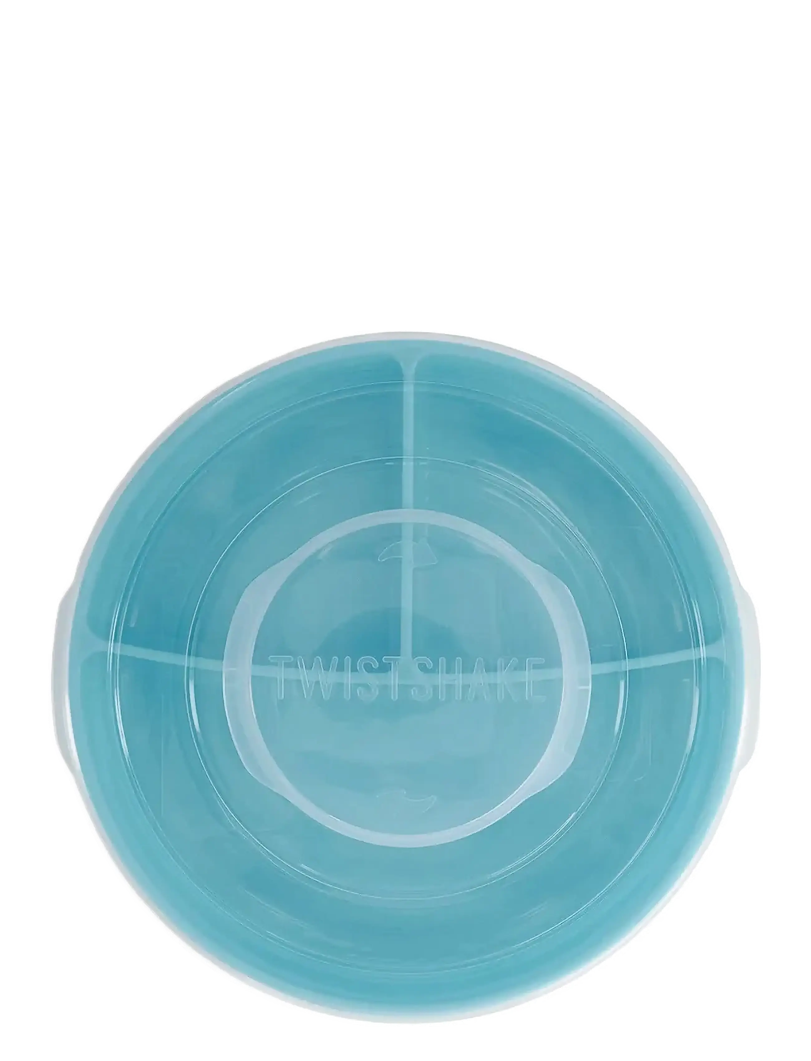 Twistshake - Twistshake Divided Plate - serveringssæt - pastel blue - 4
