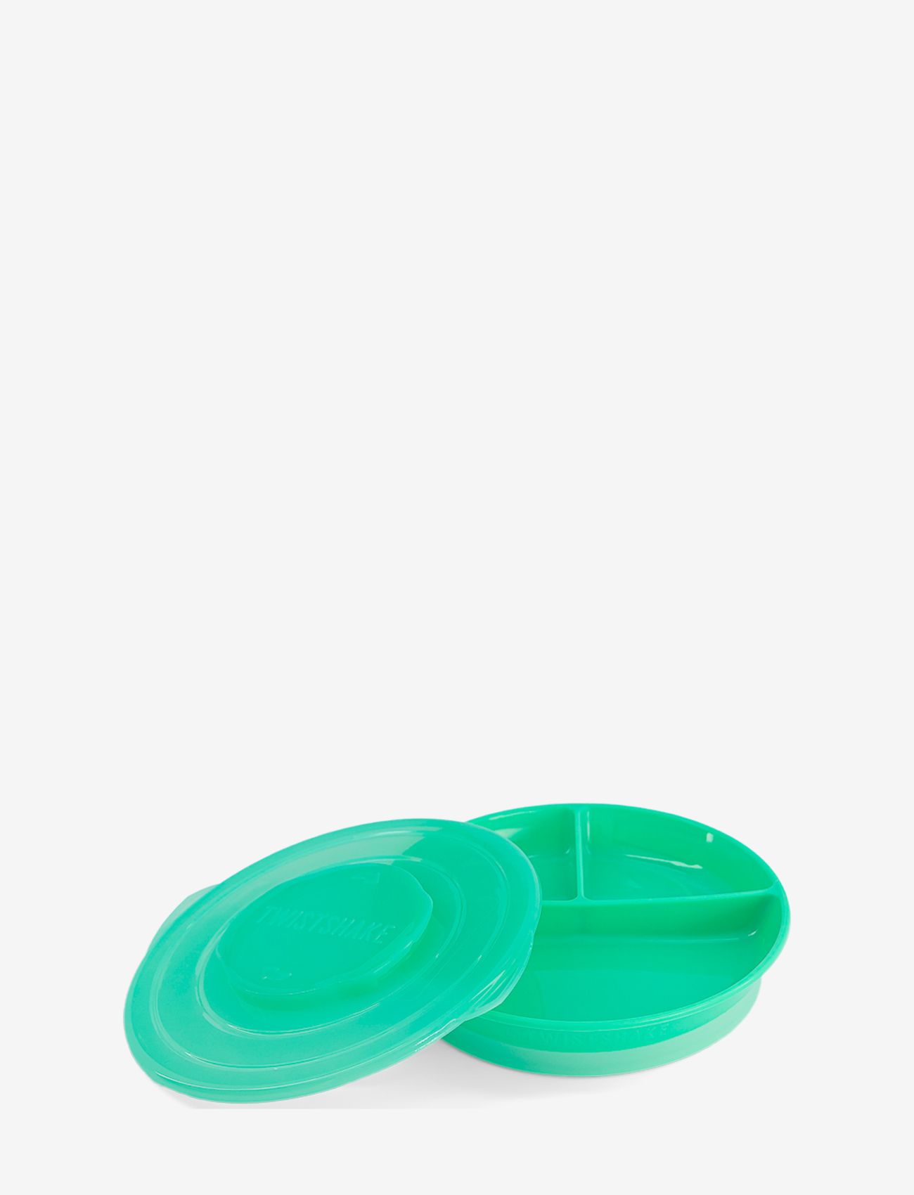 Twistshake Divided Plate 6+M Pastel Green, One Size, Plates & Bowls, Grün - Plates, Kinder
