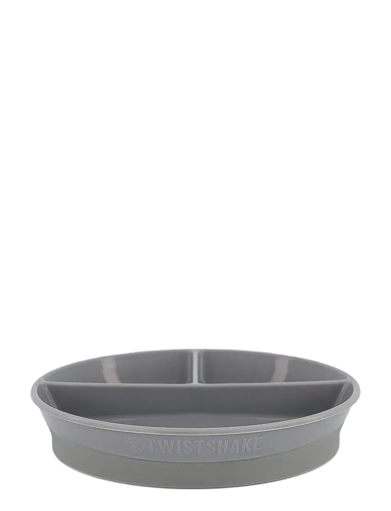 Twistshake - Twistshake Divided Plate - serveringssæt - pastel grey - 2