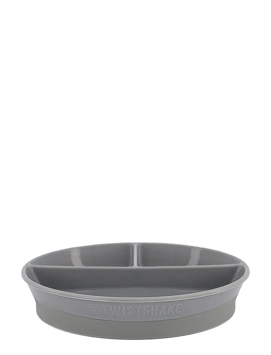 Twistshake - Twistshake Divided Plate - indų komplektai - pastel grey - 2