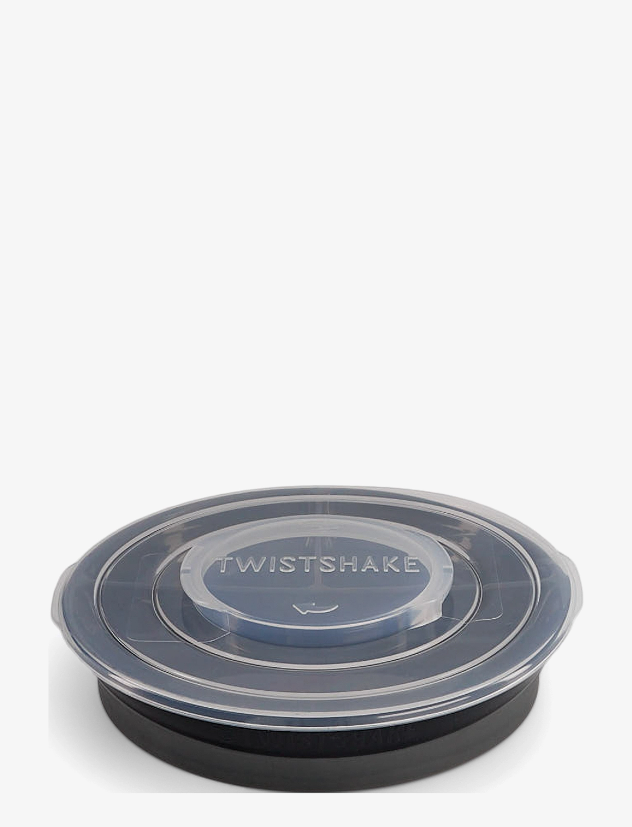 Twistshake - Twistshake Divided Plate 6+m Black - vaisselle - black - 1