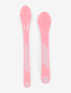 Twistshake 2x Feeding Spoon Set 4+m Pastel Pink, Twistshake