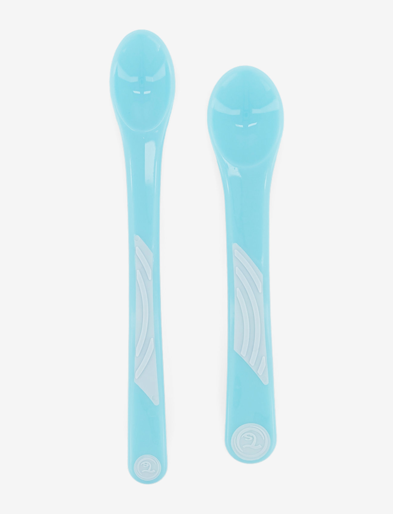 Twistshake - Twistshake 2x Feeding Spoon Set 4+m Pastel Blue - stalo įrankiai - pastel blue - 1