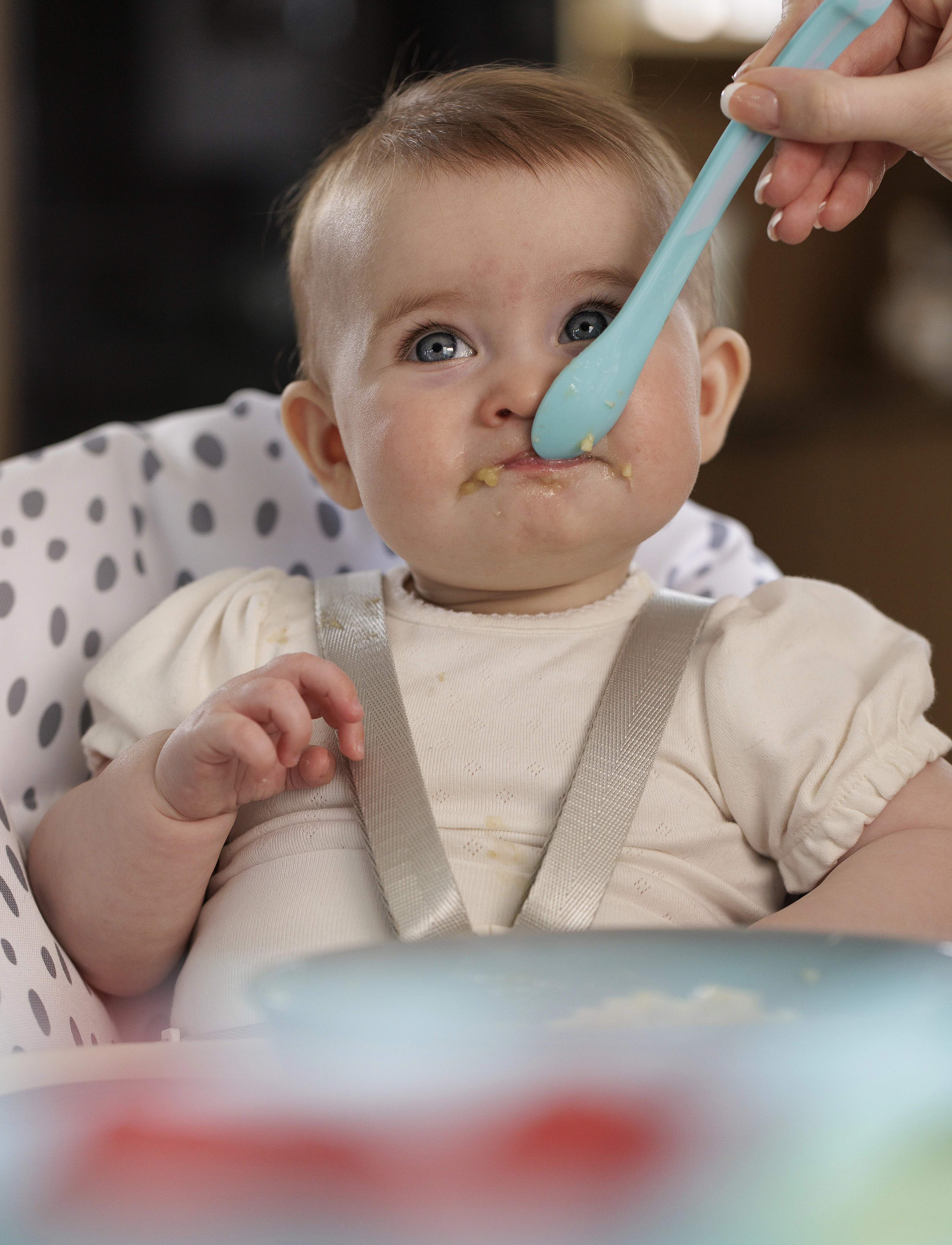 Twistshake Twistshake Feeding Spoon, One Size, Blue, Måltid > Bestik, Børn