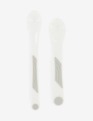Twistshake 2x Feeding Spoon Set 4+m White - WHITE