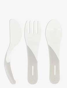 Twistshake Learn Cutlery 6+m White, Twistshake