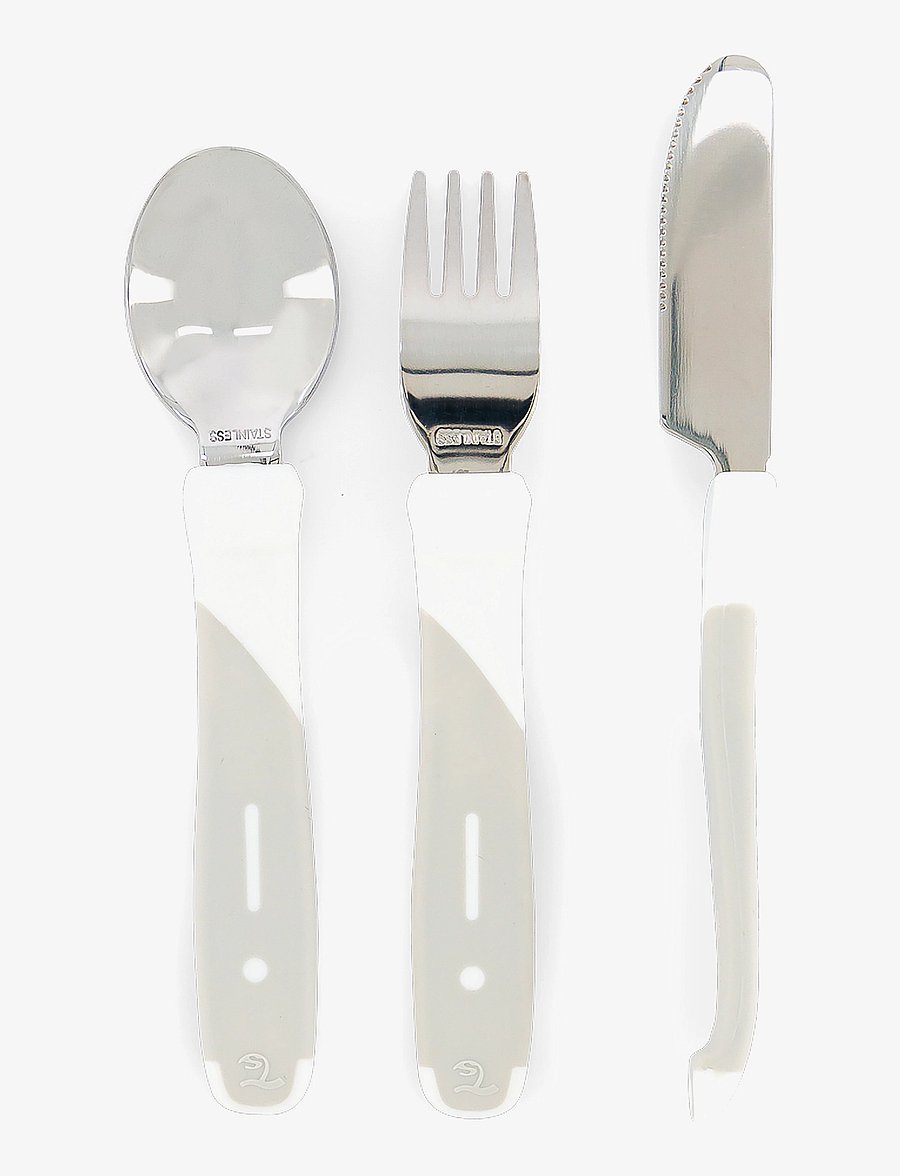 Twistshake - Twistshake Learn Cutlery Stainless Steel - lauanõude komplektid - white - 1
