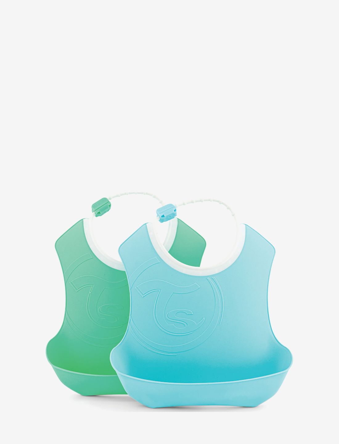 Twistshake - Twistshake Bib - Ärmellose lätzchen - pastel blue green - 0