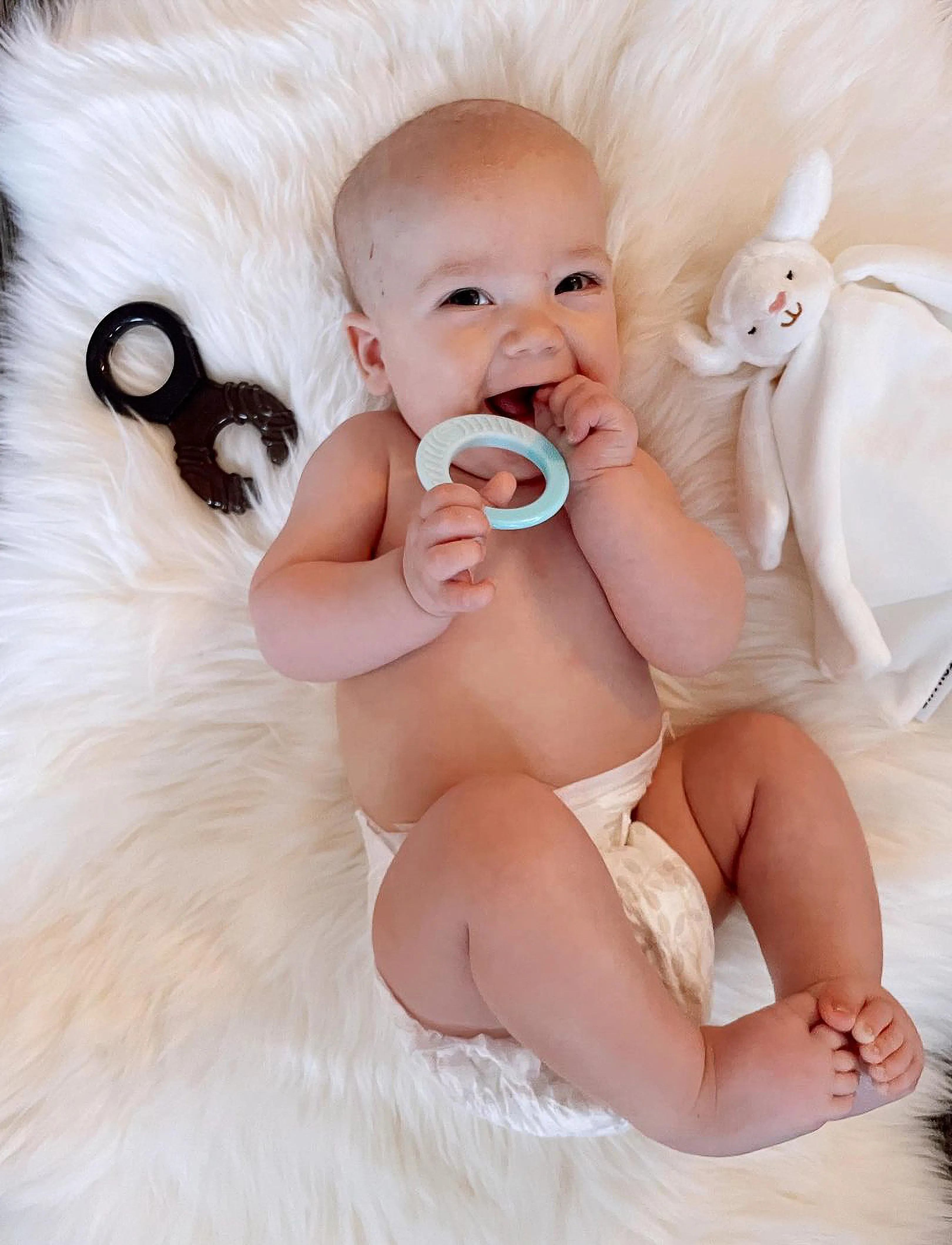 Twistshake - Twistshake Teether - bidelegetøj - pastel blue - 2