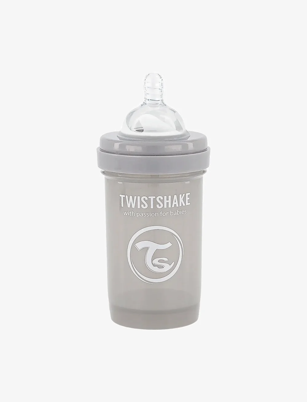 Twistshake - Twistshake Anti-Colic Baby Bottle - babyflessen - pastel grey - 1