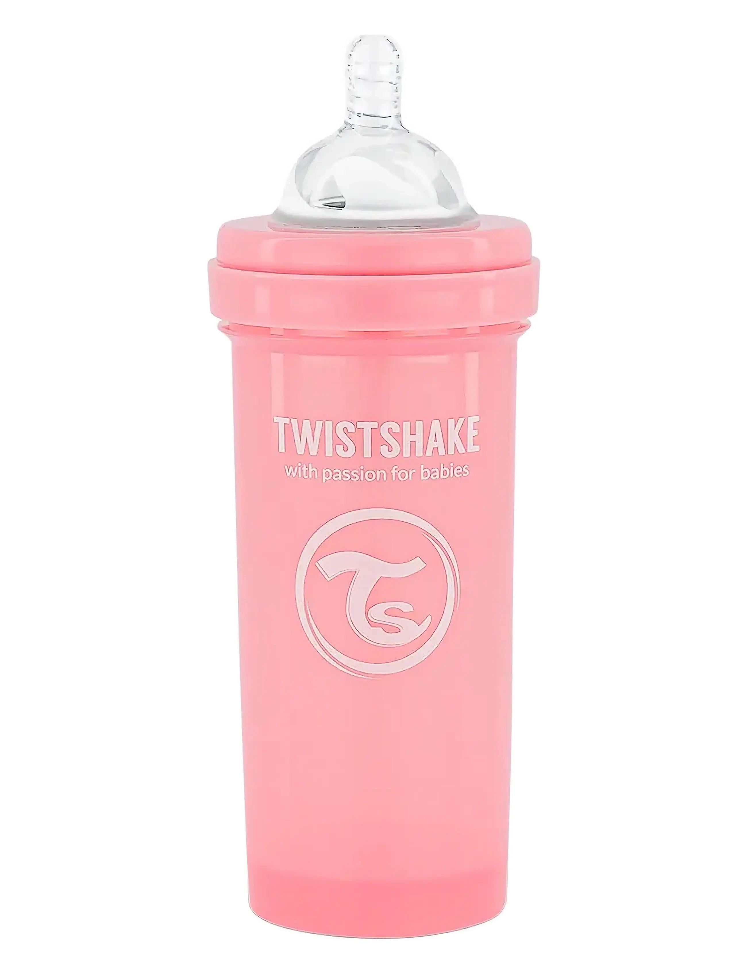 Twistshake - Twistshake Anti-Colic Baby Bottle - sutteflasker - pastel pink - 2