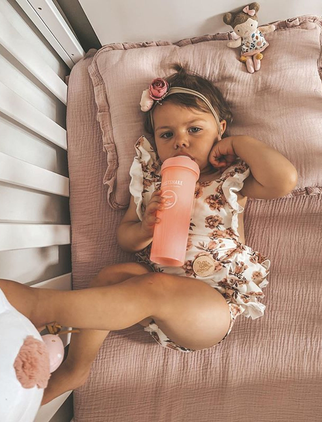 Twistshake - Twistshake Anti-Colic Baby Bottle - sutteflasker - pastel pink - 4