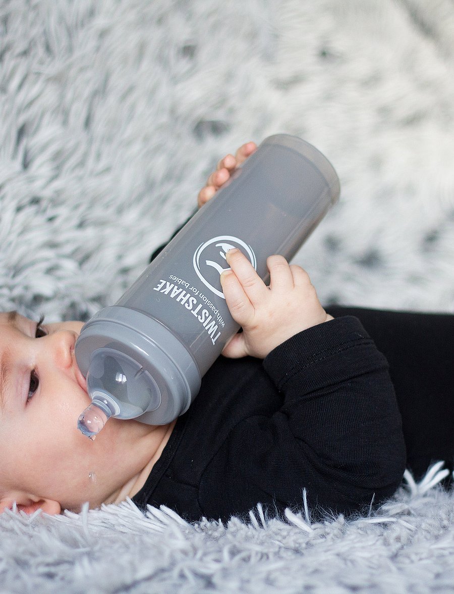 Twistshake - Twistshake Anti-Colic Baby Bottle - babyflaschen - pastel grey - 4