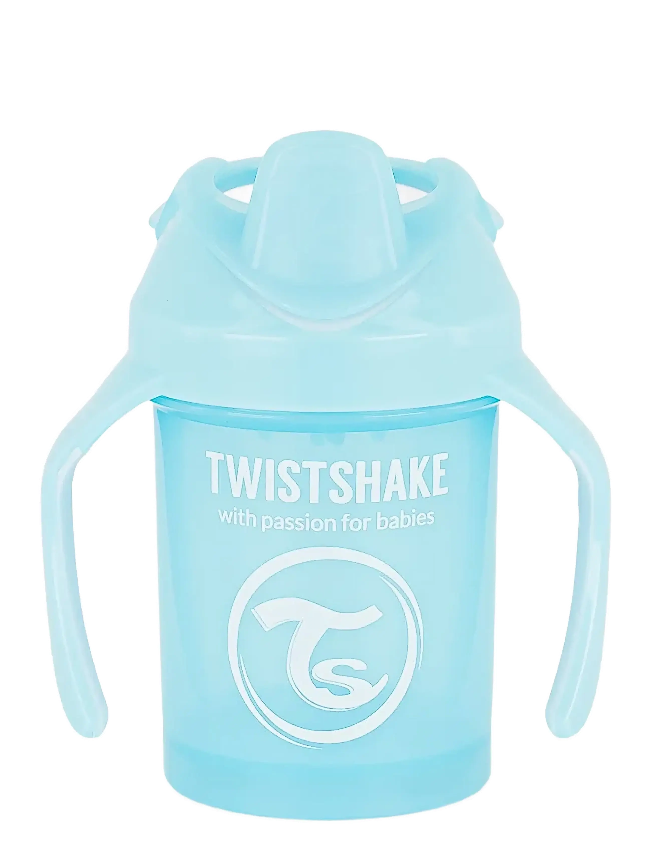 Twistshake - Twistshake Mini Cup - serveringssæt - pastel blue - 1