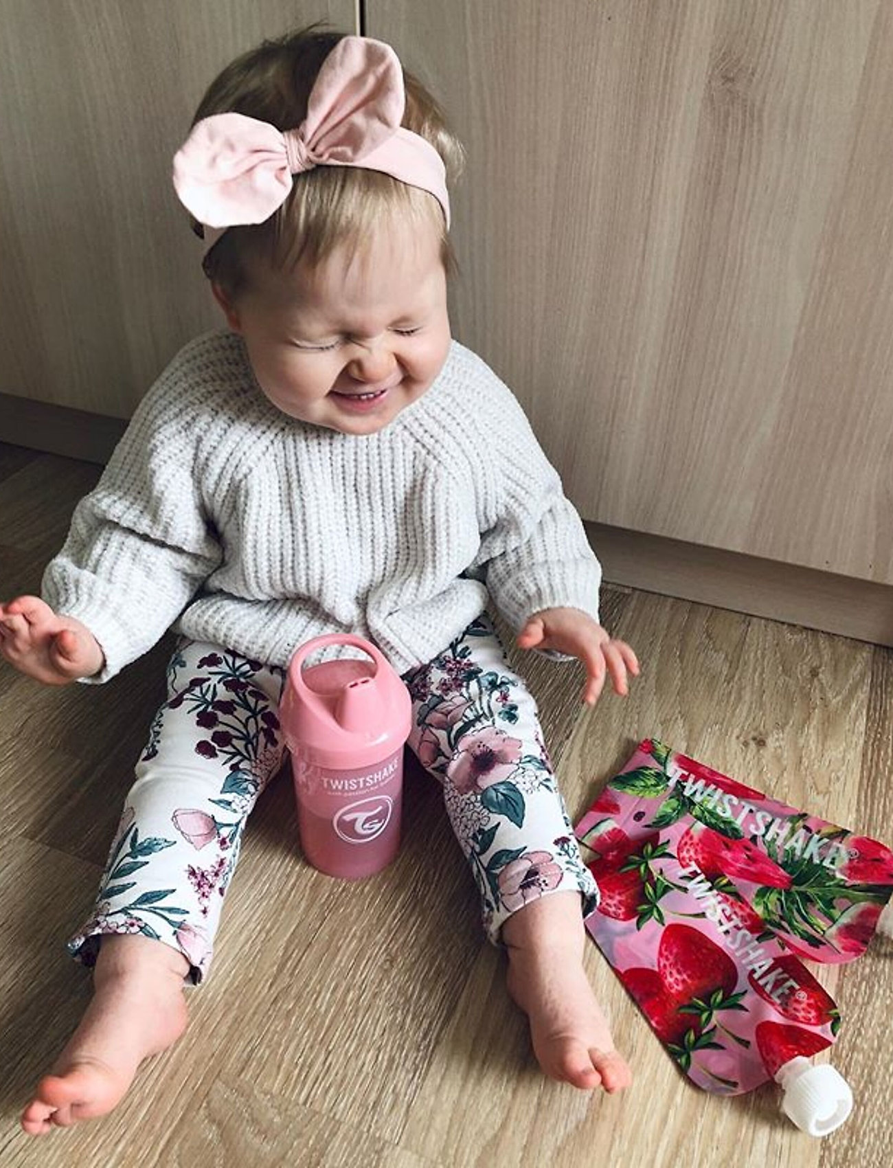Twistshake Twistshake Crawler Cup, One Size, Pink, Fodring Af Baby > Suttekopper, Børn