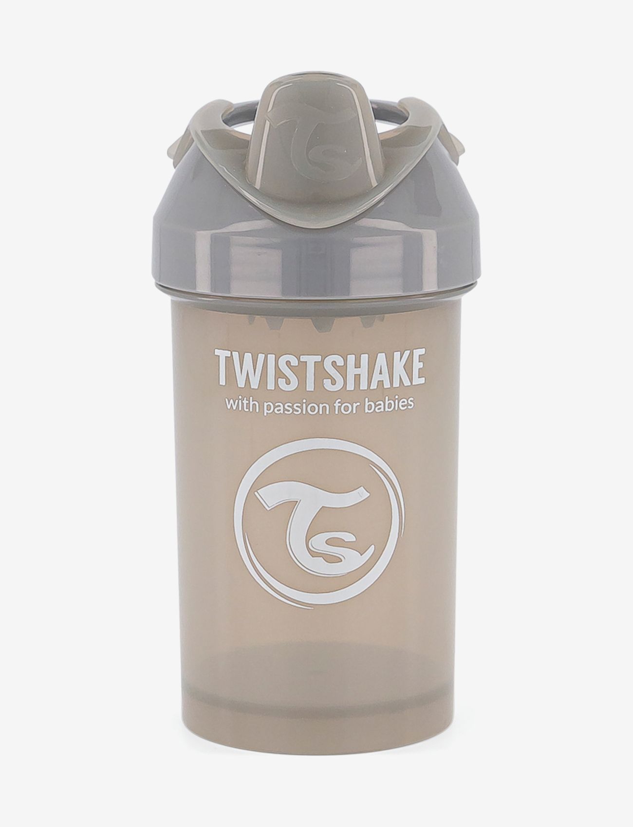 Twistshake Crawler Cup 300Ml 8+M Pastel Grey, One Size, Baby Feeding, Grau - Sippy Cups, Kinder