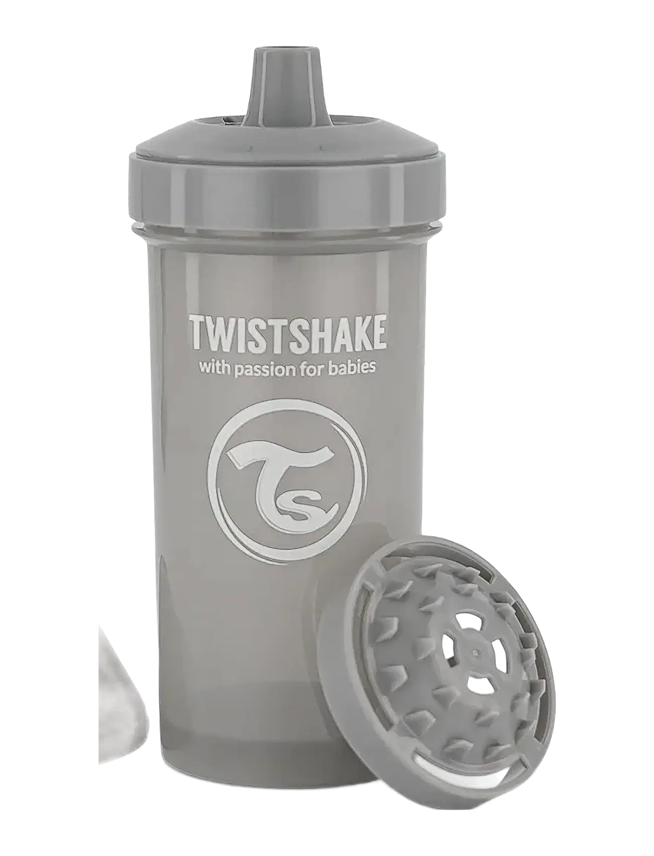 Twistshake Twistshake Kid Cup, One Size, Grey, Fodring Af Baby > Suttekopper, Børn