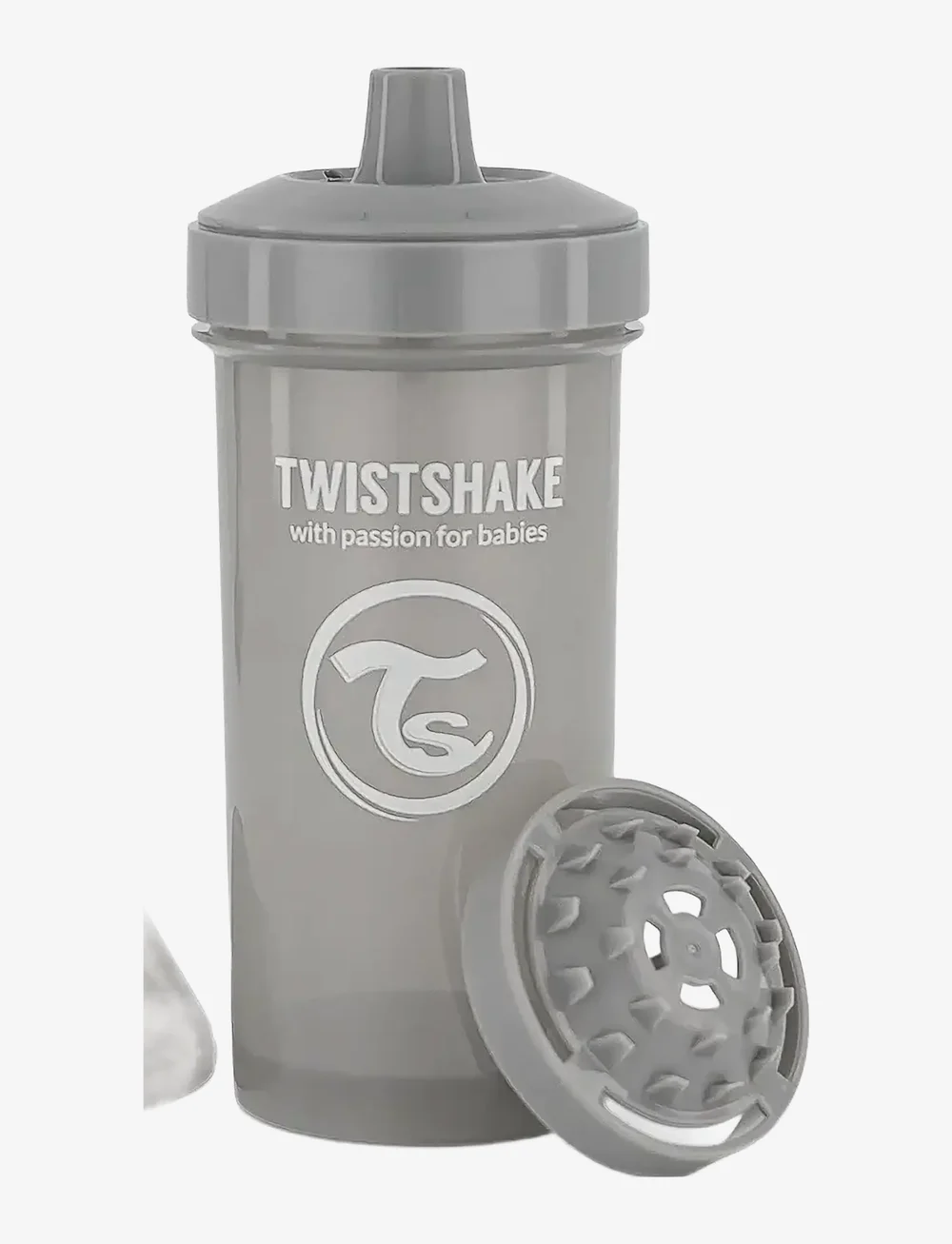 Twistshake - Twistshake Kid Cup - schnabeltassen - pastel grey - 0