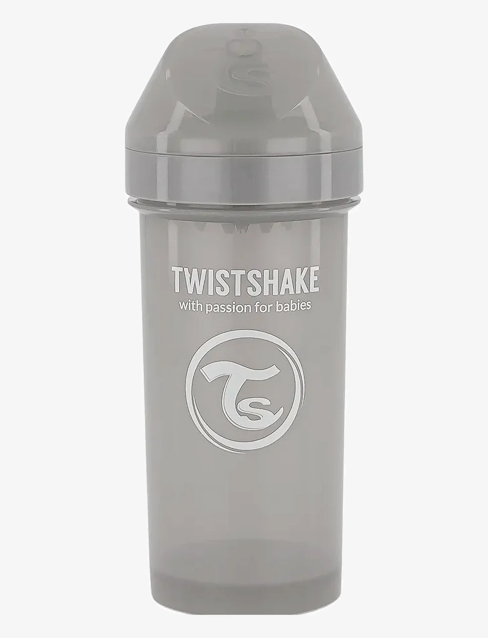 Twistshake - Twistshake Kid Cup - schnabeltassen - pastel grey - 1