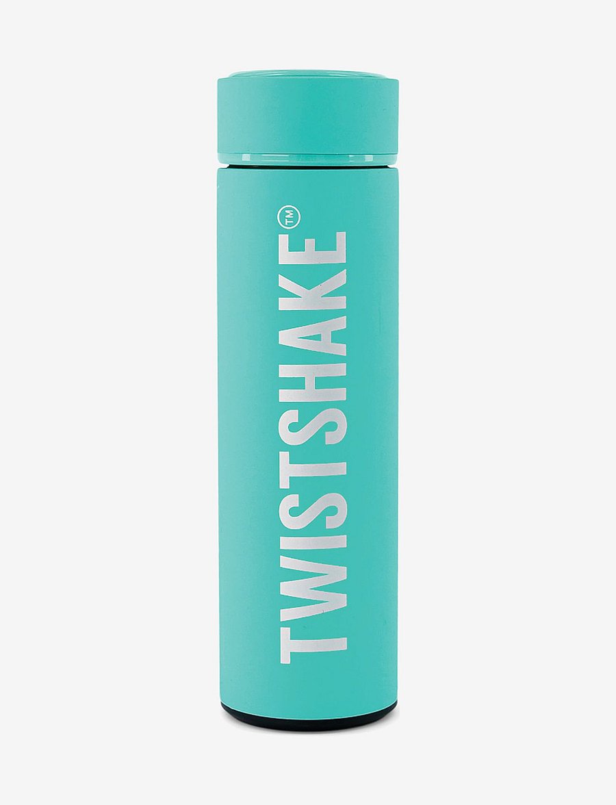 Twistshake - Twistshake Hot or Cold Bottle 420ml Pastel Green - termosed - green - 0